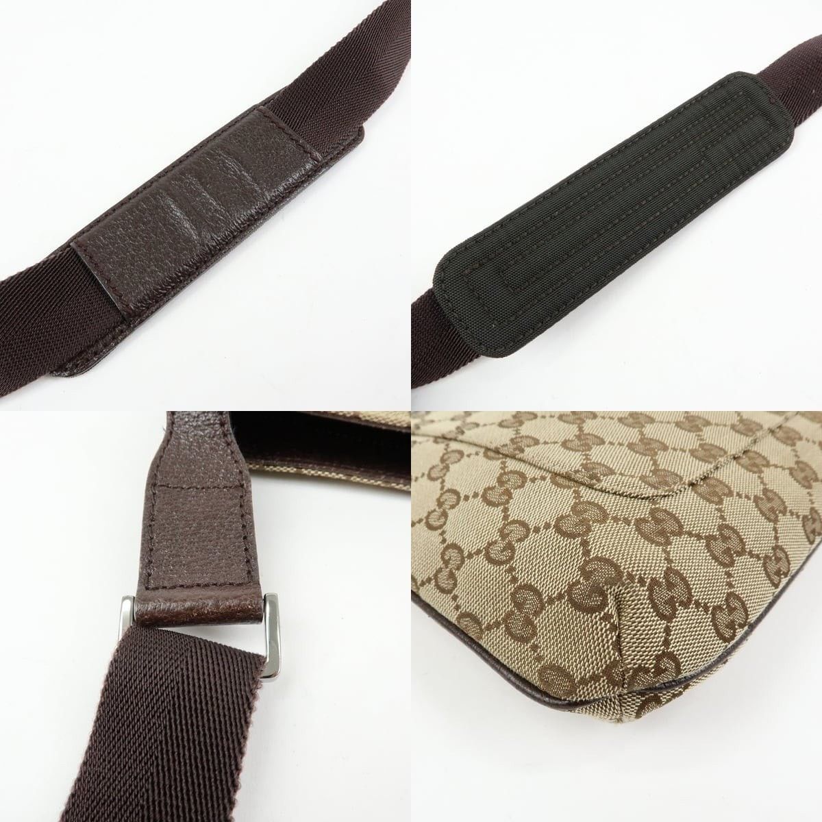 Gucci Gucci GG Supreme Crossbody Bag Beige Size ONE SIZE - 4 Thumbnail