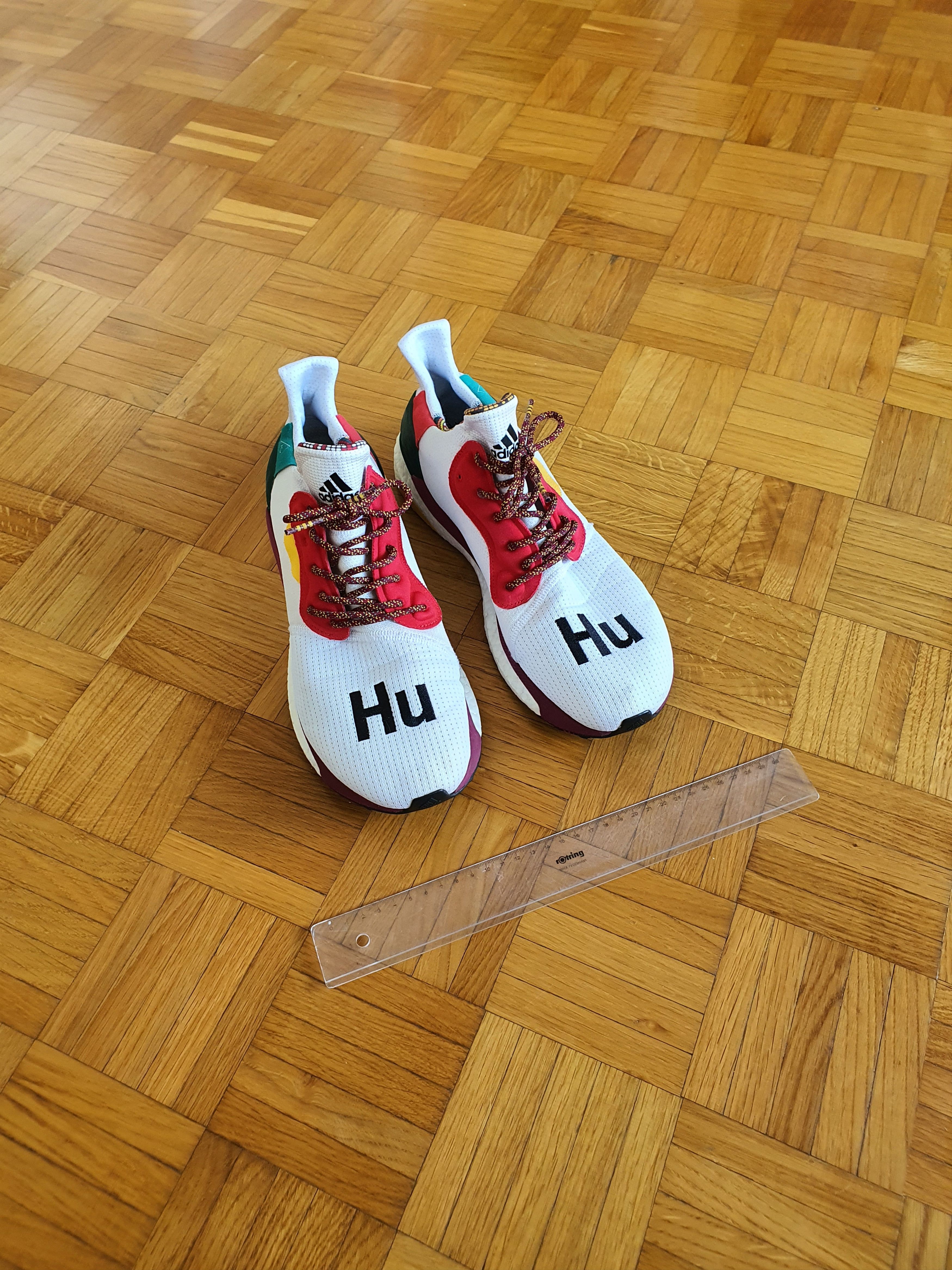 Adidas × Pharrell SOLAR GU GLIDE BOOST (White, BB8044) - US 14, EU 49.3, 32 cm Size US 14 / EU 47 - 2 Thumbnail
