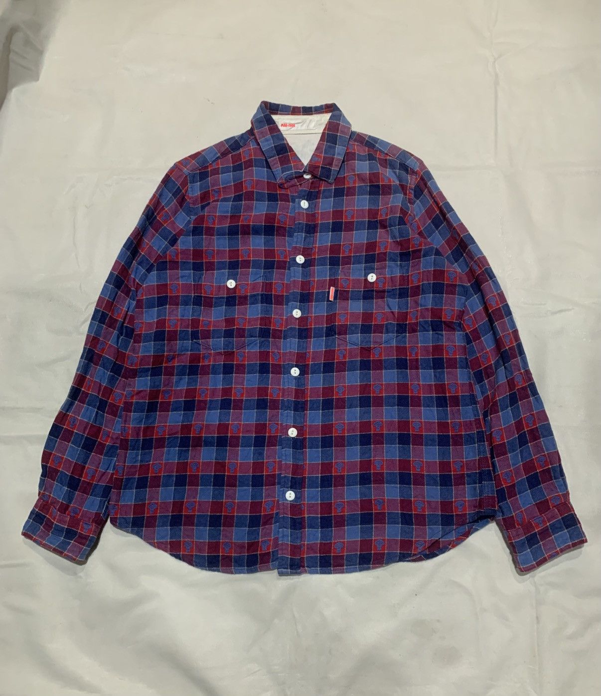 Ne-Net Ne-Net FLANNEL SHIRT ALL OVER LOGO Size US M / EU 48-50 / 2 - 1 Thumbnail