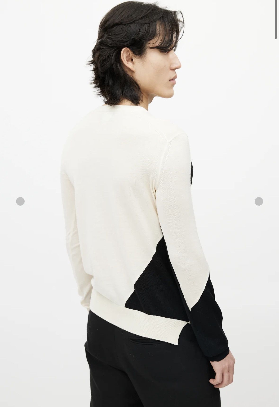 RAF SIMONS Calvin Klein 205W39NYC wool knit sweater