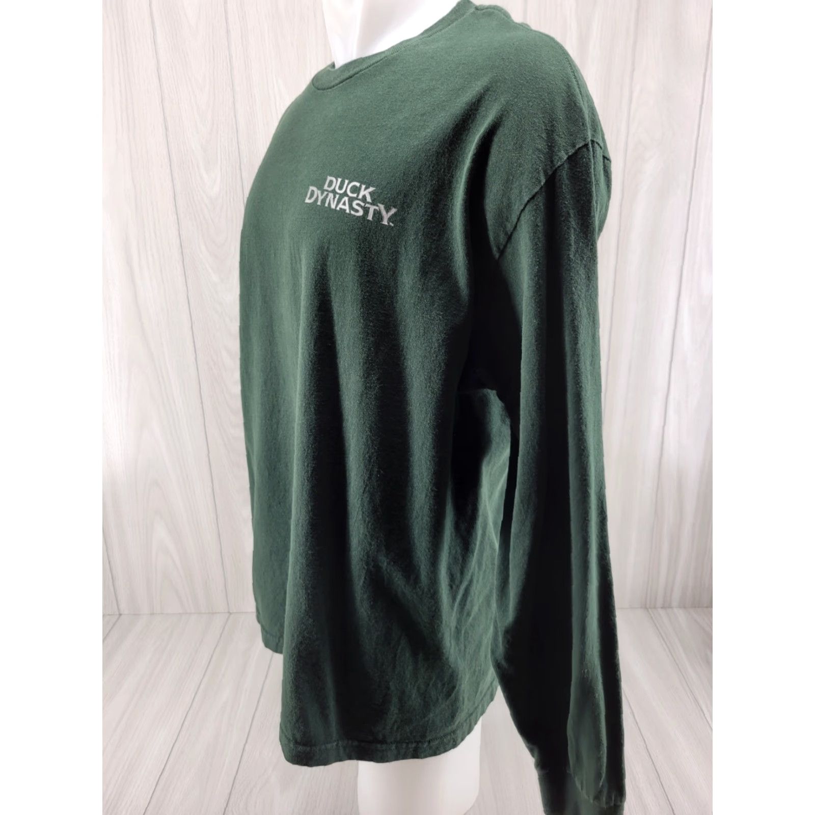 Vintage Duck Dynasty Shirt Mens XL Long Sleeve Green 2020-2029 Size US XL / EU 56 / 4 - 3 Thumbnail