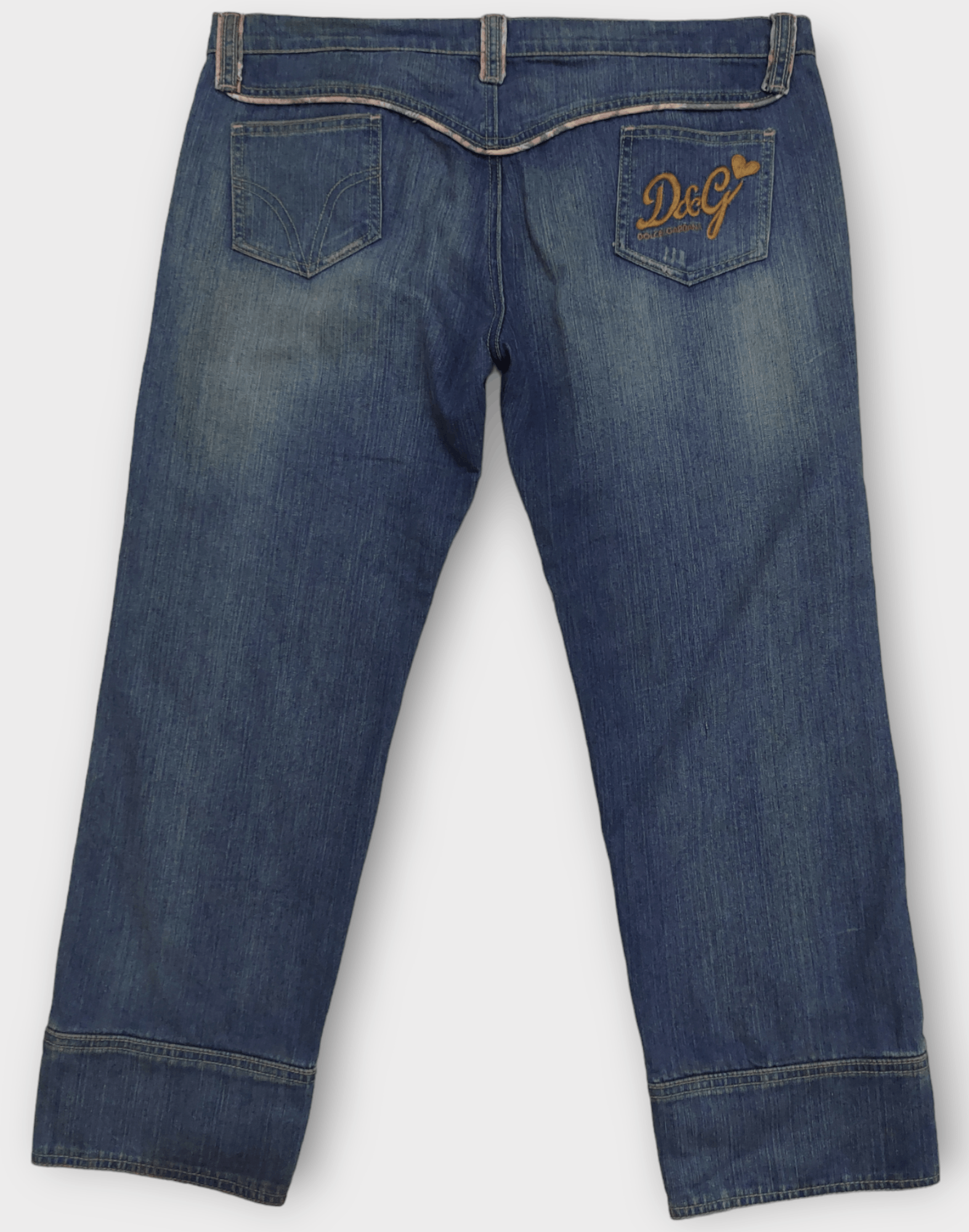 Dolce & Gabbana Dolce & Gabbana Love Logo Pocket Jeans Size 34" / US 12 / IT 48 - 3 Thumbnail