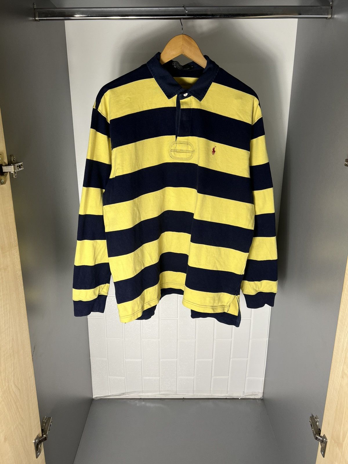 Polo Ralph Lauren VINTAGE POLO RALPH LAUREN RETRO DESIGNER RUGBY CASUAL 90s Size US L / EU 52-54 / 3 - 2 Thumbnail