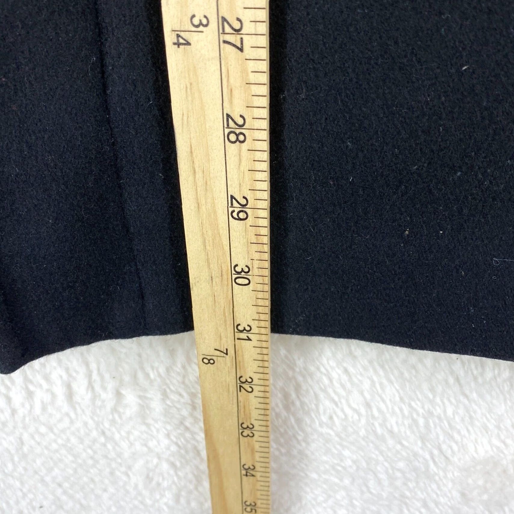 Calvin Klein VINTAGE Calvin Klein Black Wool Coat? 3 Snap Inside Pockets Full Zip Mens M Size US M / EU 48-50 / 2 - 5 Thumbnail