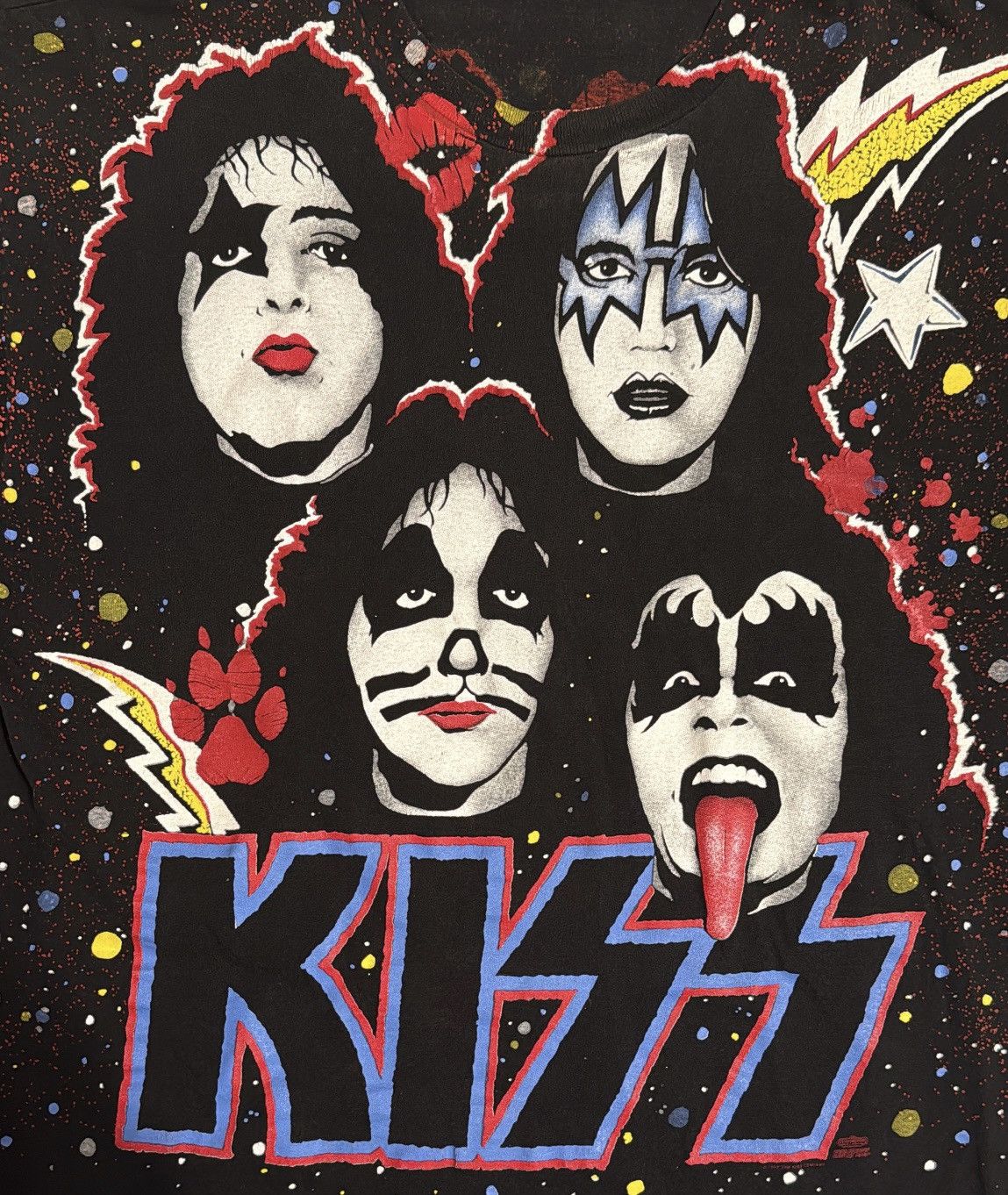 KISS Vintage 1992 Kiss Chikara AOP T-shirt Size US XL / EU 56 / 4 - 2 Thumbnail