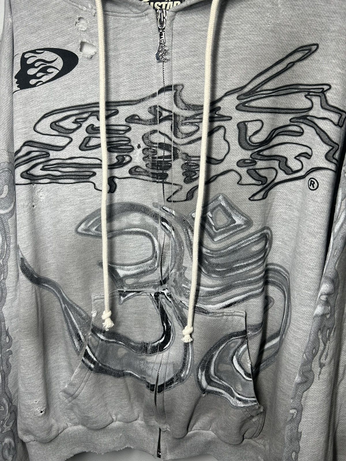 Hellstar yoga zip hoodie