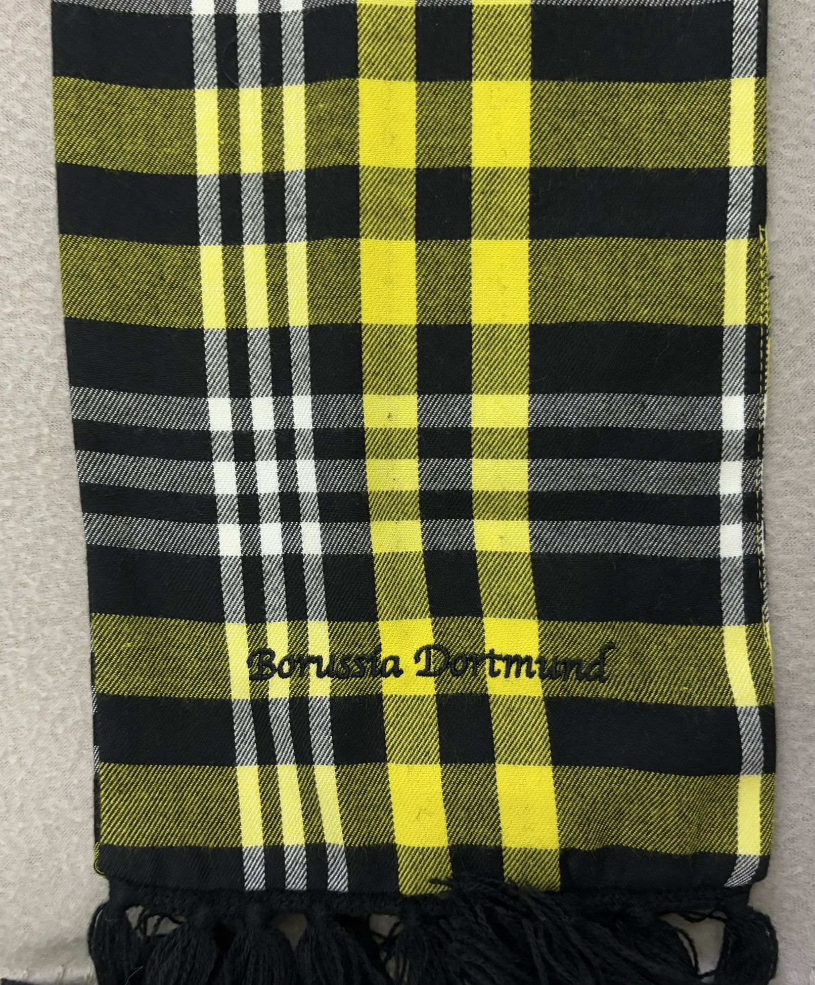 Other Borussia Dortmund Checkered Scarf Size ONE SIZE - 5 Thumbnail