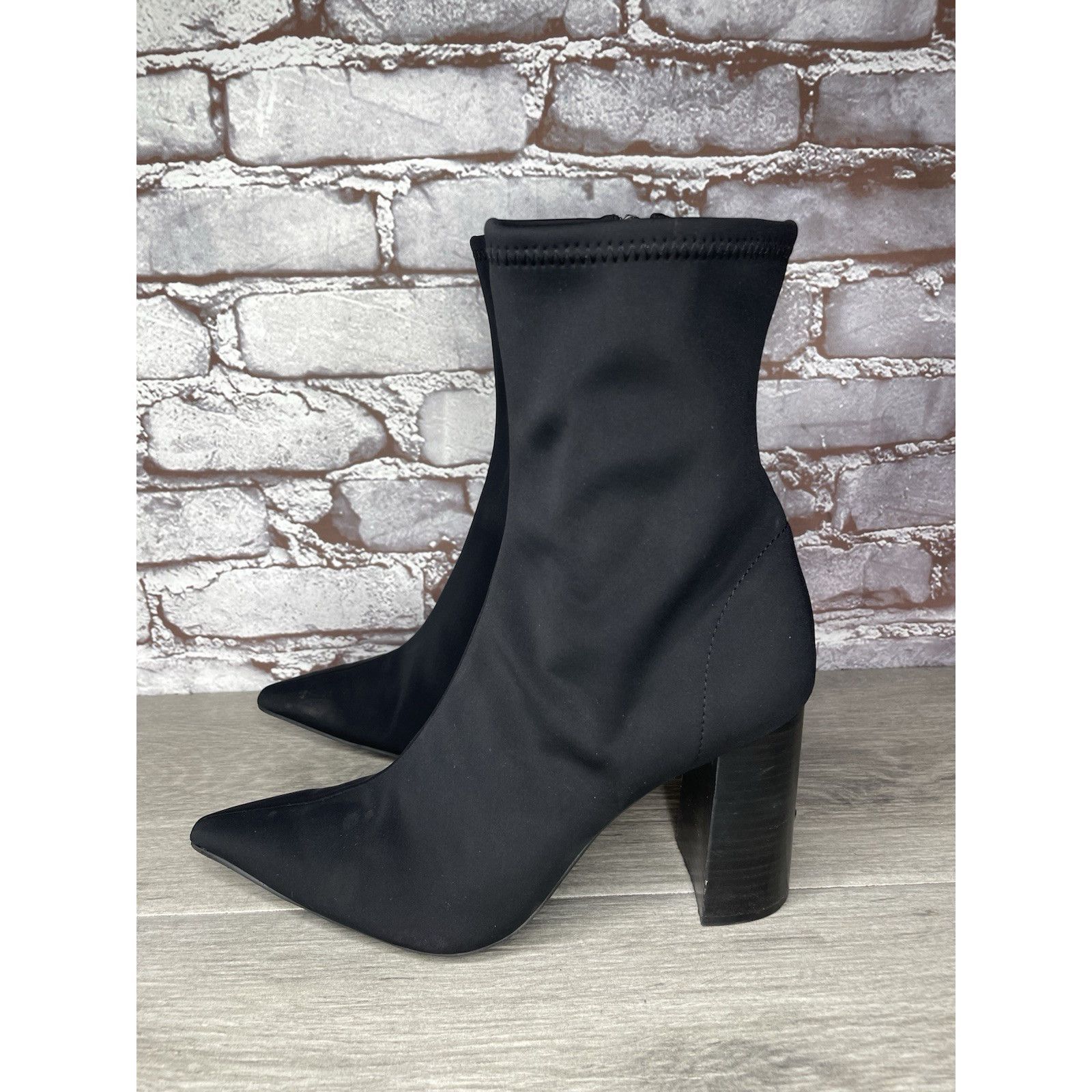 Jeffrey Campbell Jeffrey Campbell Black Siren Sport Ankle Sock Booties Women’ Size US 8.5 / IT 38.5 - 20 Thumbnail