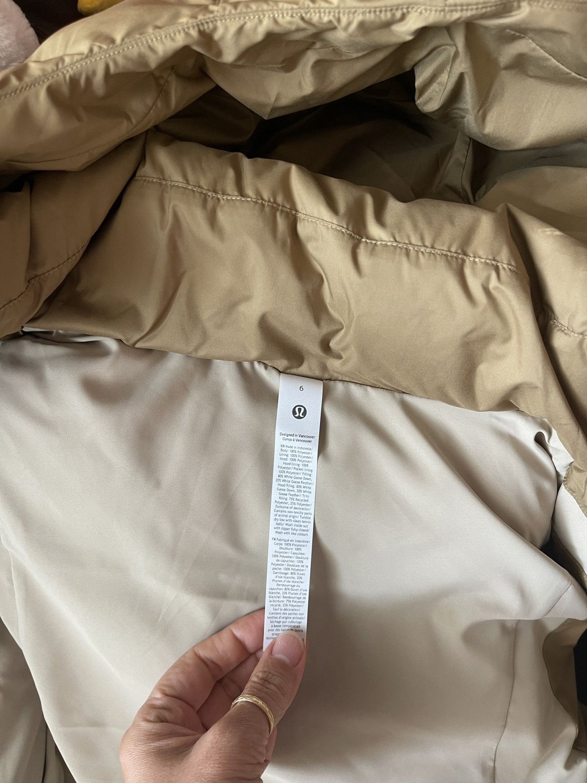 Lululemon Lululemon Wunder Puff Cropped Vest Filbert Tan / Trench Size M / US 6-8 / IT 42-44 - 8 Thumbnail