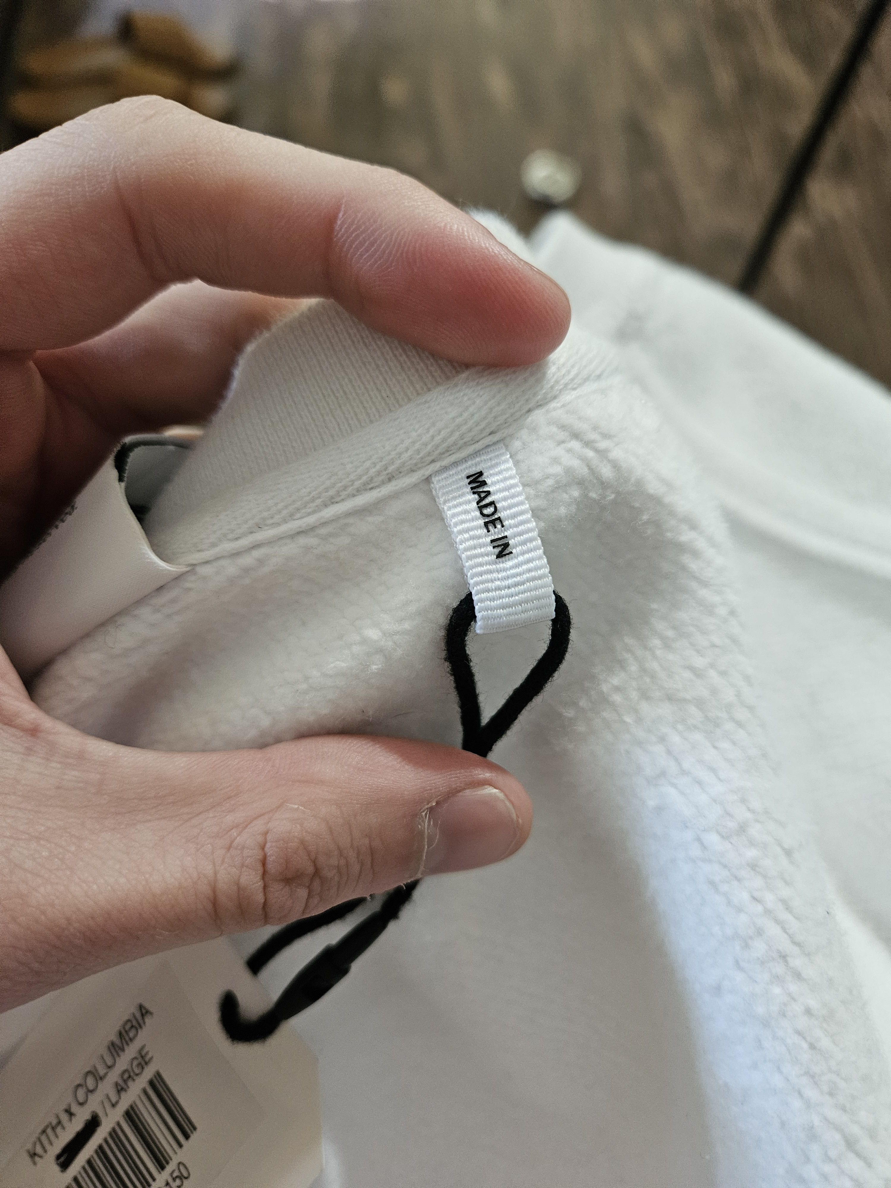 Columbia × Kith Boyz N The Hood Just Us White Crewneck Sweater Size US L / EU 52-54 / 3 - 7 Thumbnail