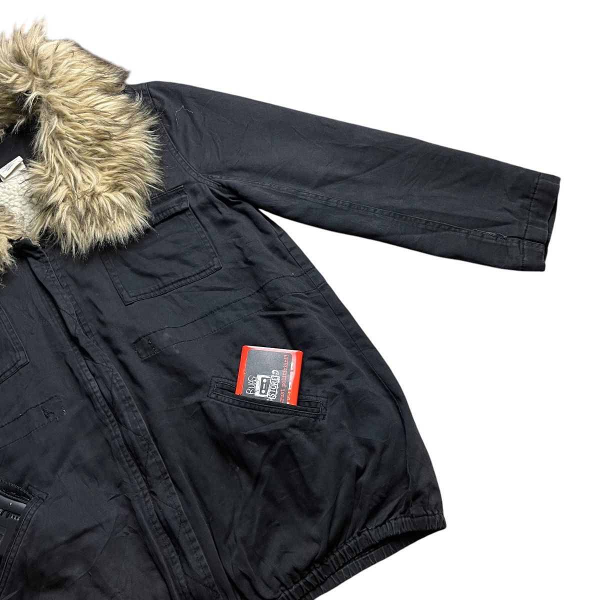 If Six Was Nine 🇯🇵 ARTEMIS MARY MOTHER OF JESUS PRAY LINED BOA FUR JACKET Size US M / EU 48-50 / 2 - 6 Thumbnail