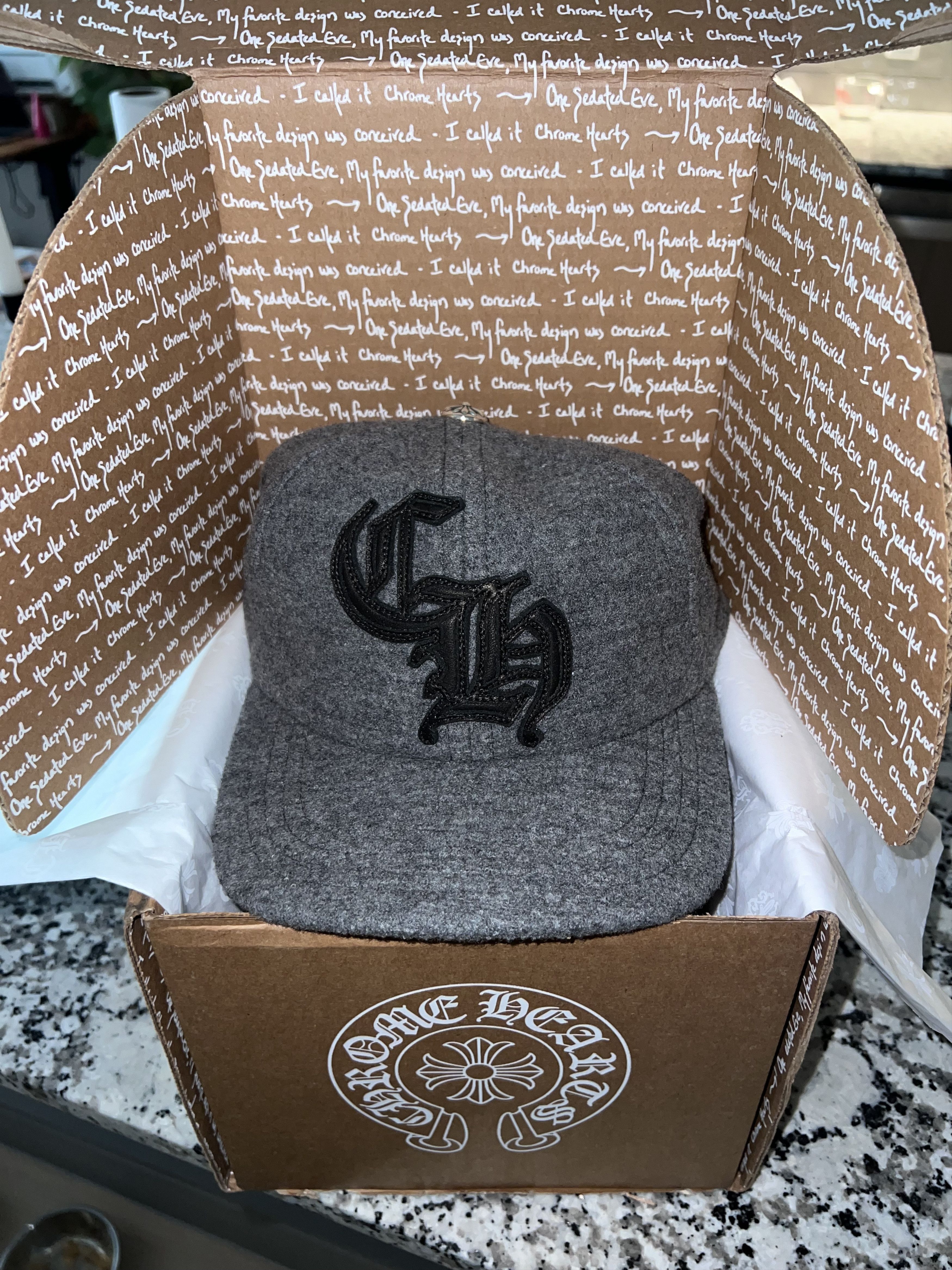 Chrome Hearts Chrome Hearts 100% Wool SnapBack Cap Size ONE SIZE - 2 Thumbnail