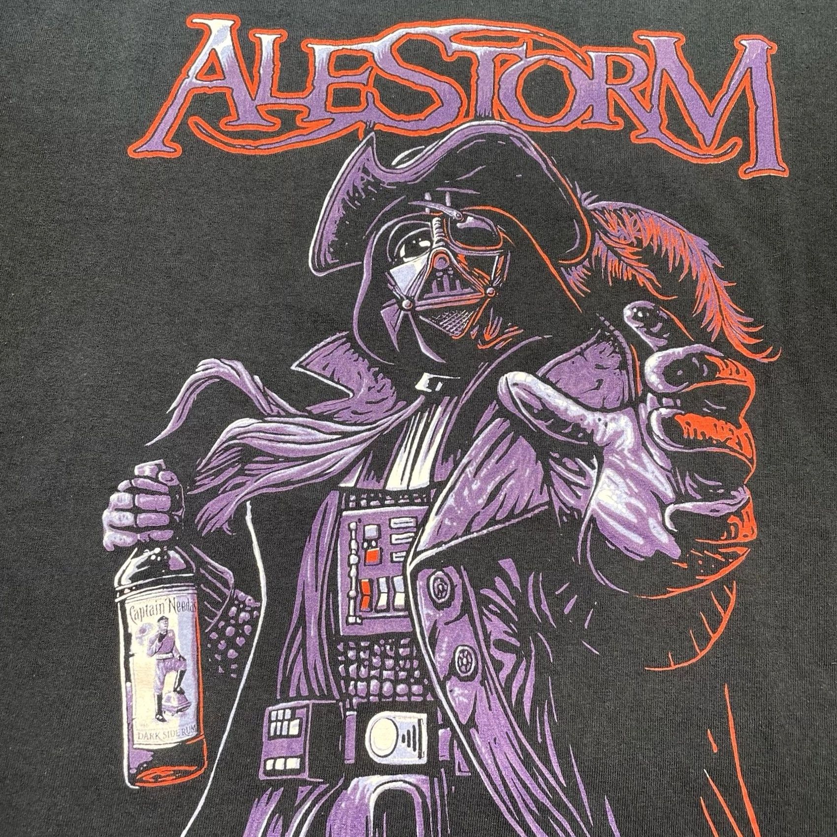 Star Wars Alestorm Shirt Men Medium Darth Vader Star Wars Black Tee Short Sleeve T-Shirt 90s Band Movie Music Rock Mens Size US M / EU 48-50 / 2 - 2 Thumbnail