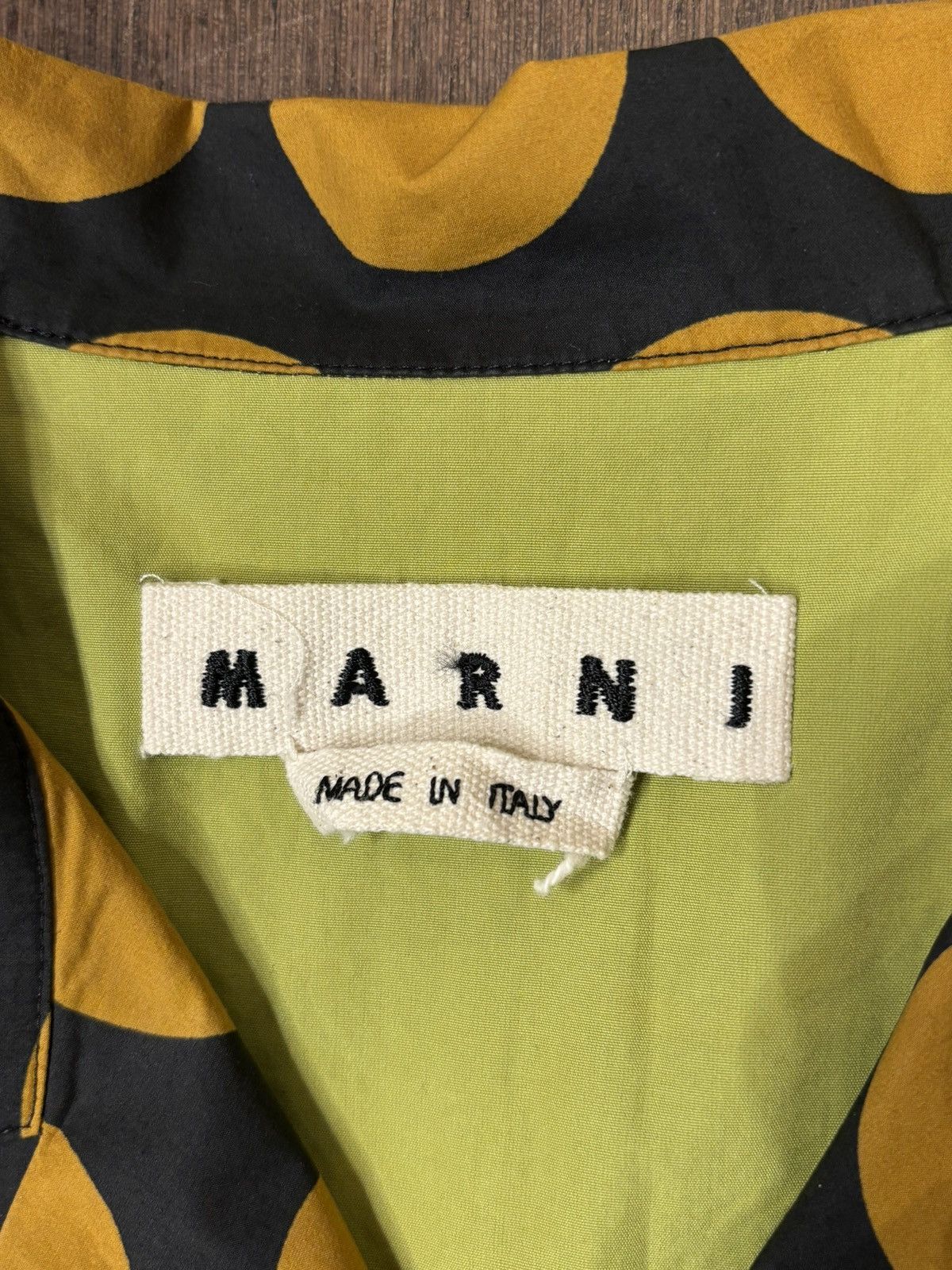 Marni Marni Dot Button Down Short Sleeve Size US L / EU 52-54 / 3 - 3 Thumbnail