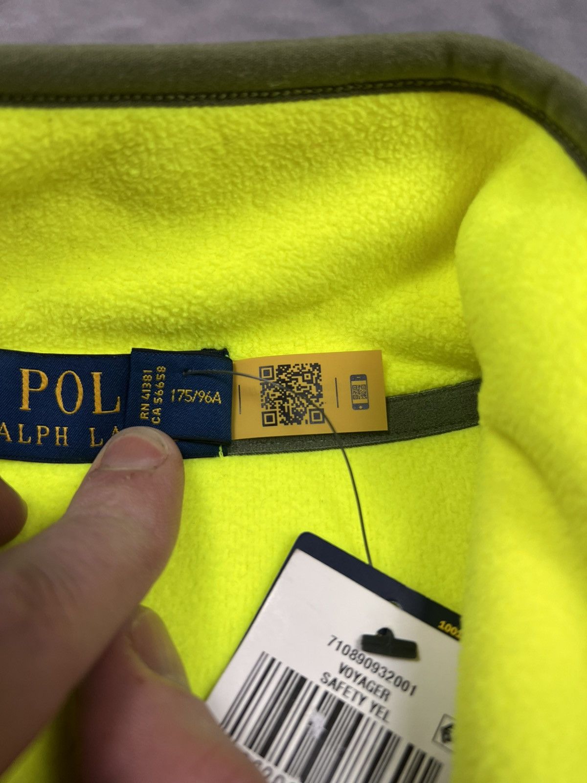 Polo Ralph Lauren NWT Polo Ralph Lauren Voyager Fleece Pullover Safety Yello M Size US M / EU 48-50 / 2 - 9 Thumbnail