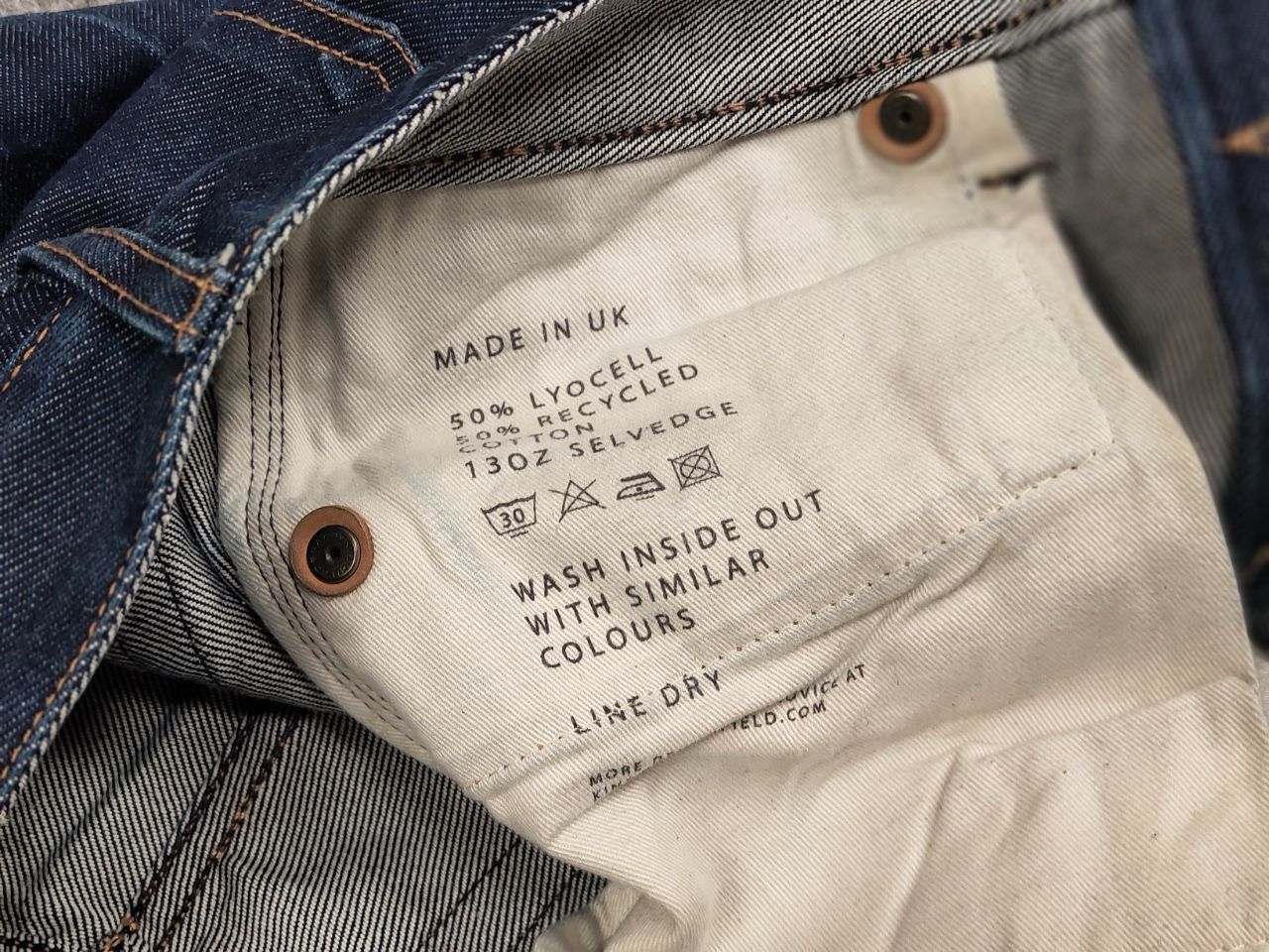 King & Tuckfield King & Tuckfield 13oz Japan Handcrafted Selvedge Denim Jeans Size US 30 / EU 46 - 16 Thumbnail