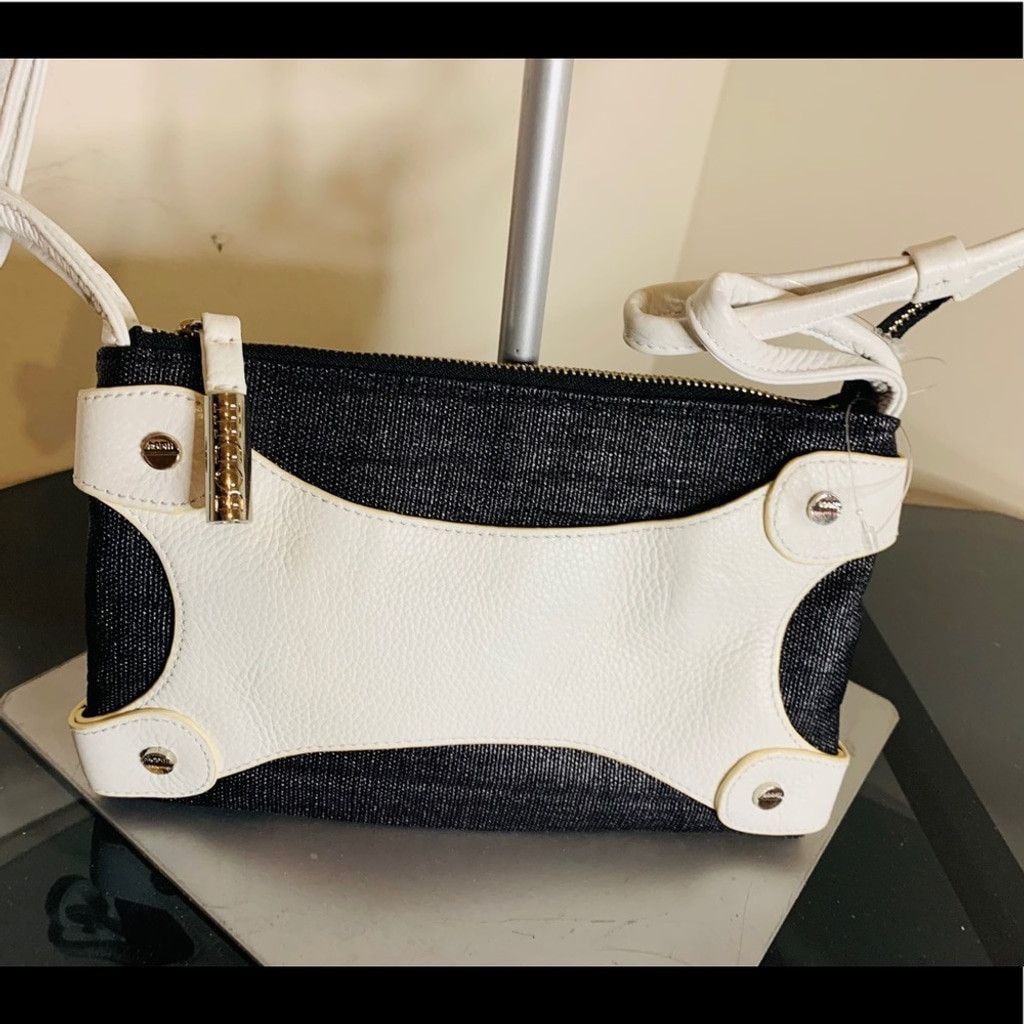 Other BODHI small blue denim w white leather crossbody Size ONE SIZE - 2 Thumbnail