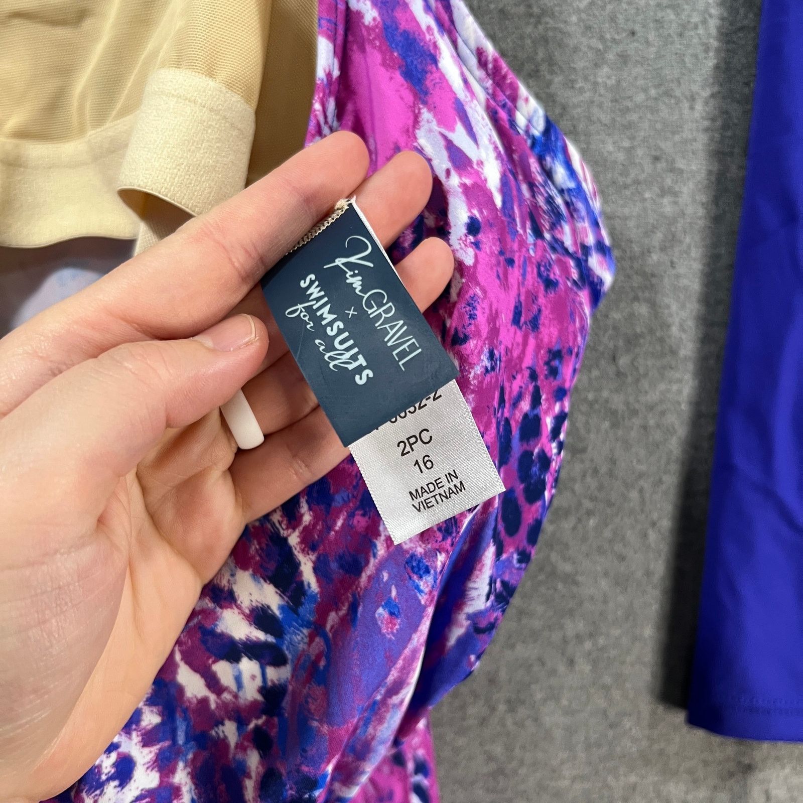 Other Kim Gravel x Swimsuits Scoop Neck Tankini Set w/ Bike Shorts Size XXL / US 16-18 / IT 52-54 - 6 Thumbnail