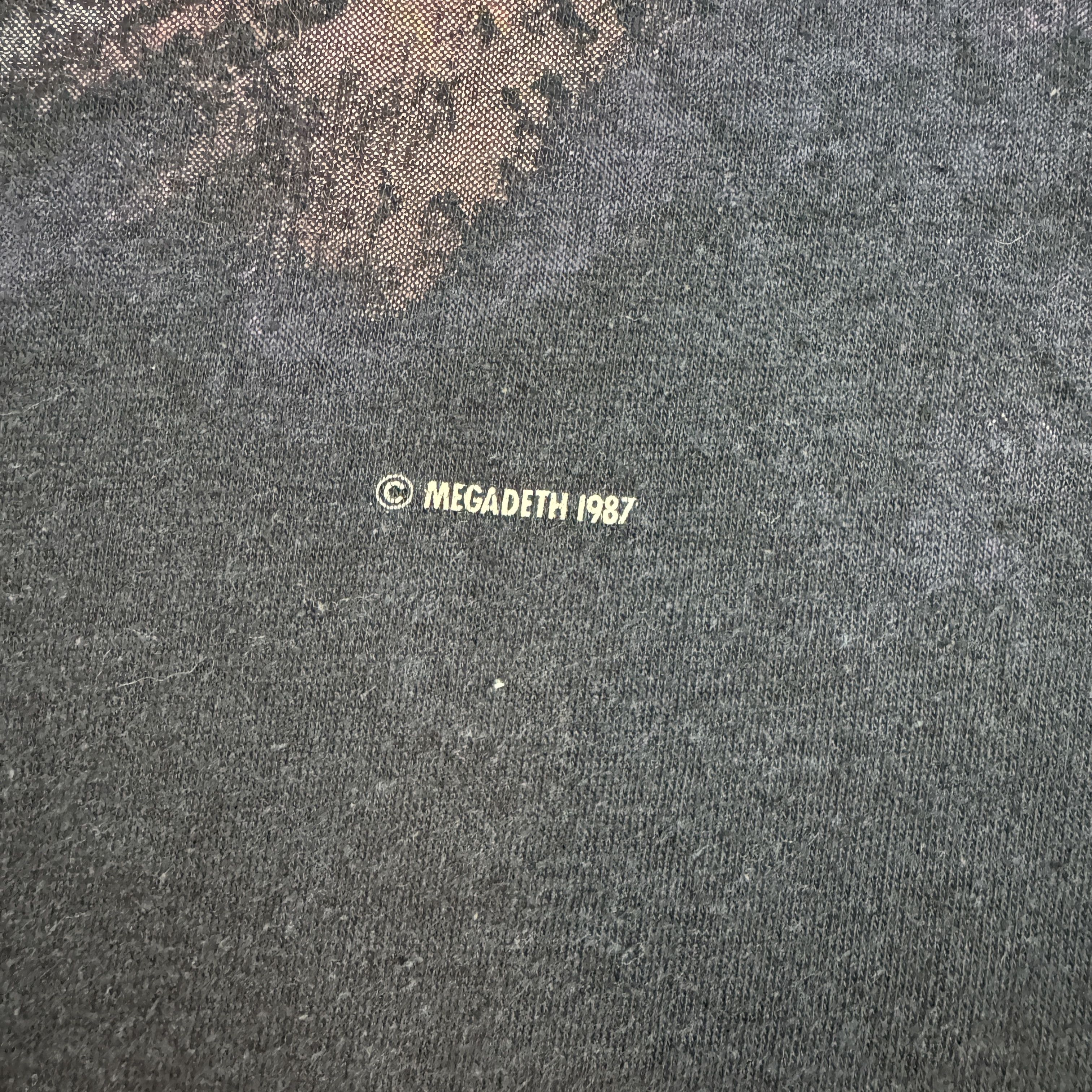 Band Tees × Vintage 1987 MEGADETH Vic Rattlehead Speed Metal Definition Band Tee Size US XL / EU 56 / 4 - 3 Thumbnail