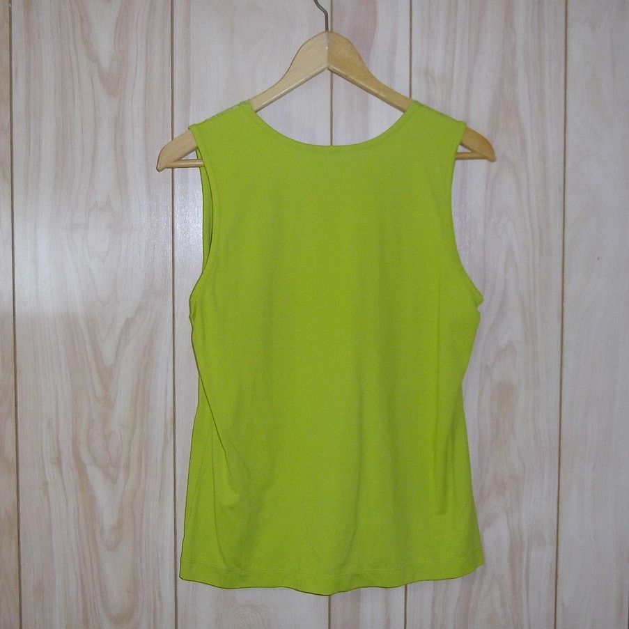Chicos Chico's Lace Trim V-Neck Sleeveless Stretchy Top M Size M / US 6-8 / IT 42-44 - 2 Thumbnail