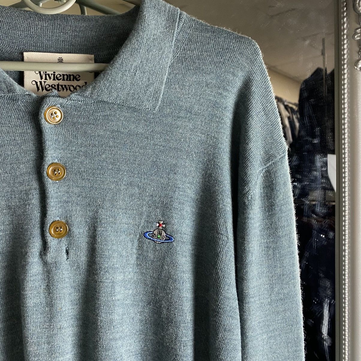 Vivienne Westwood 🔥Vivienne westwood Polo longsleeve Size US L / EU 52-54 / 3 - 3 Thumbnail