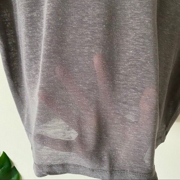 Zara Zara Collection sheer gray short sleeve top w/cutout slits Size M / US 6-8 / IT 42-44 - 6 Thumbnail