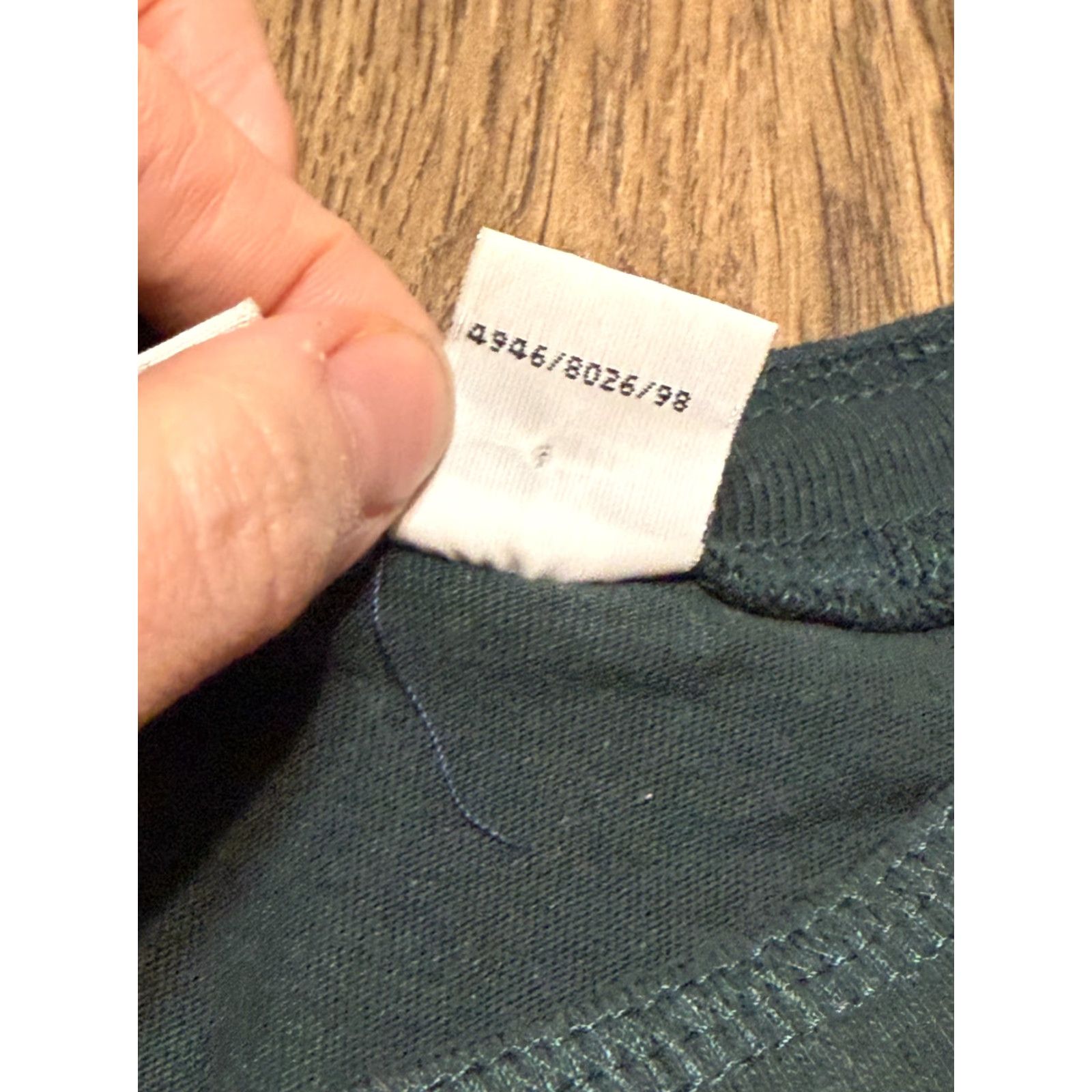 Basic Editions Basic Editions Shirt Men 2X Green Long Sleeve 1/4 Buttons T-Shirt Size US XXL / EU 58 / 5 - 7 Thumbnail