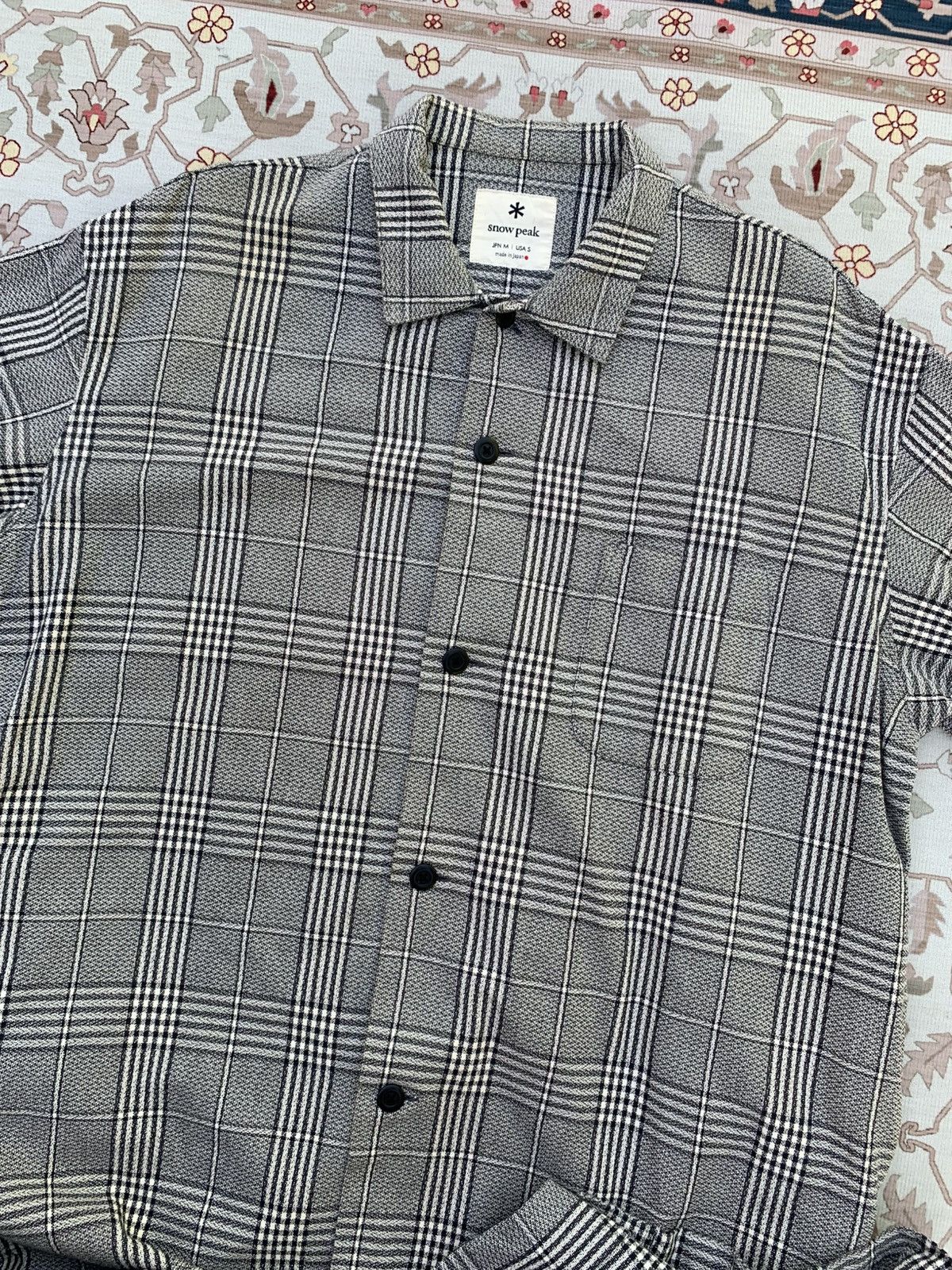 Snow Peak SNOW PEAK PLAID PATTERNED LONG COAT Size US L / EU 52-54 / 3 - 13 Thumbnail