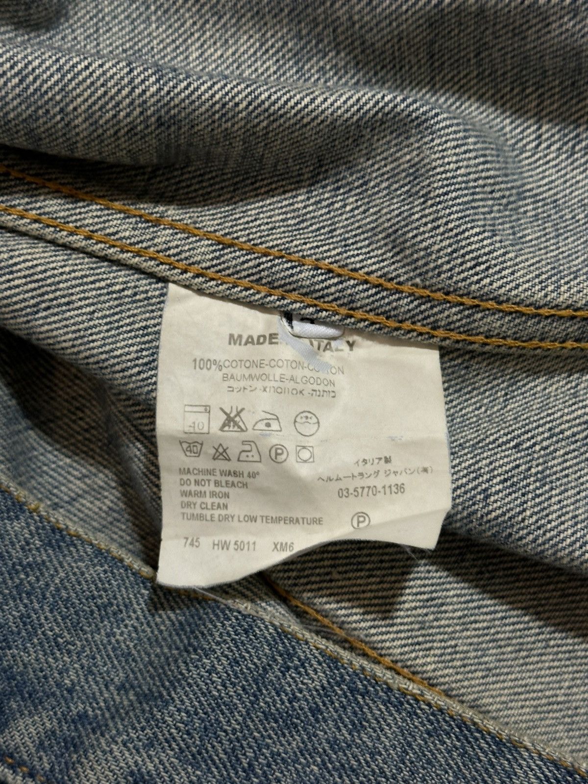 Helmut Lang Helmut Lang - One Pocket Denim Jacket Size US M / EU 48-50 / 2 - 8 Thumbnail