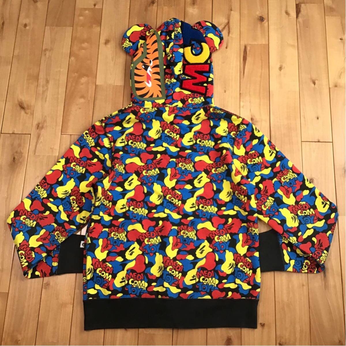 Bape × Medicom Toy BAPE × medicom toy BE@R Shark full zip hoodie a bathing ape Size US M / EU 48-50 / 2 - 2 Thumbnail
