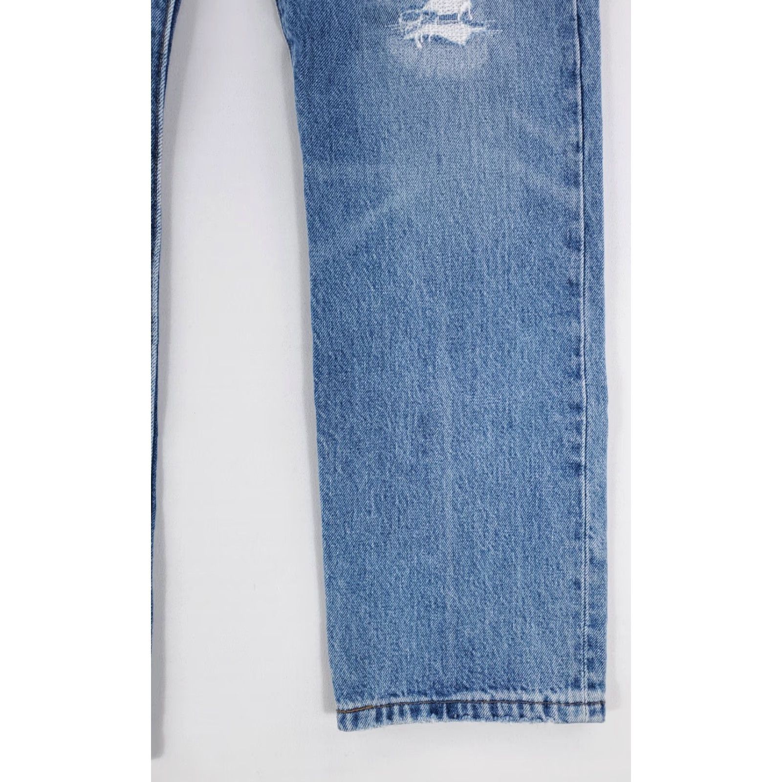 Levi's VINTAGE Levi's 501 150th Anniversary Distressed Redline Selvage Blue Jeans Mens 32 x 30 Size US 32 / EU 48 - 3 Thumbnail
