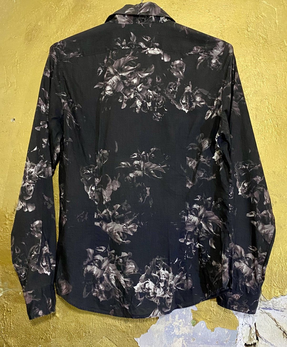 Paul Smith PS by Paul Smith black floral shirt Size US M / EU 48-50 / 2 - 2 Thumbnail