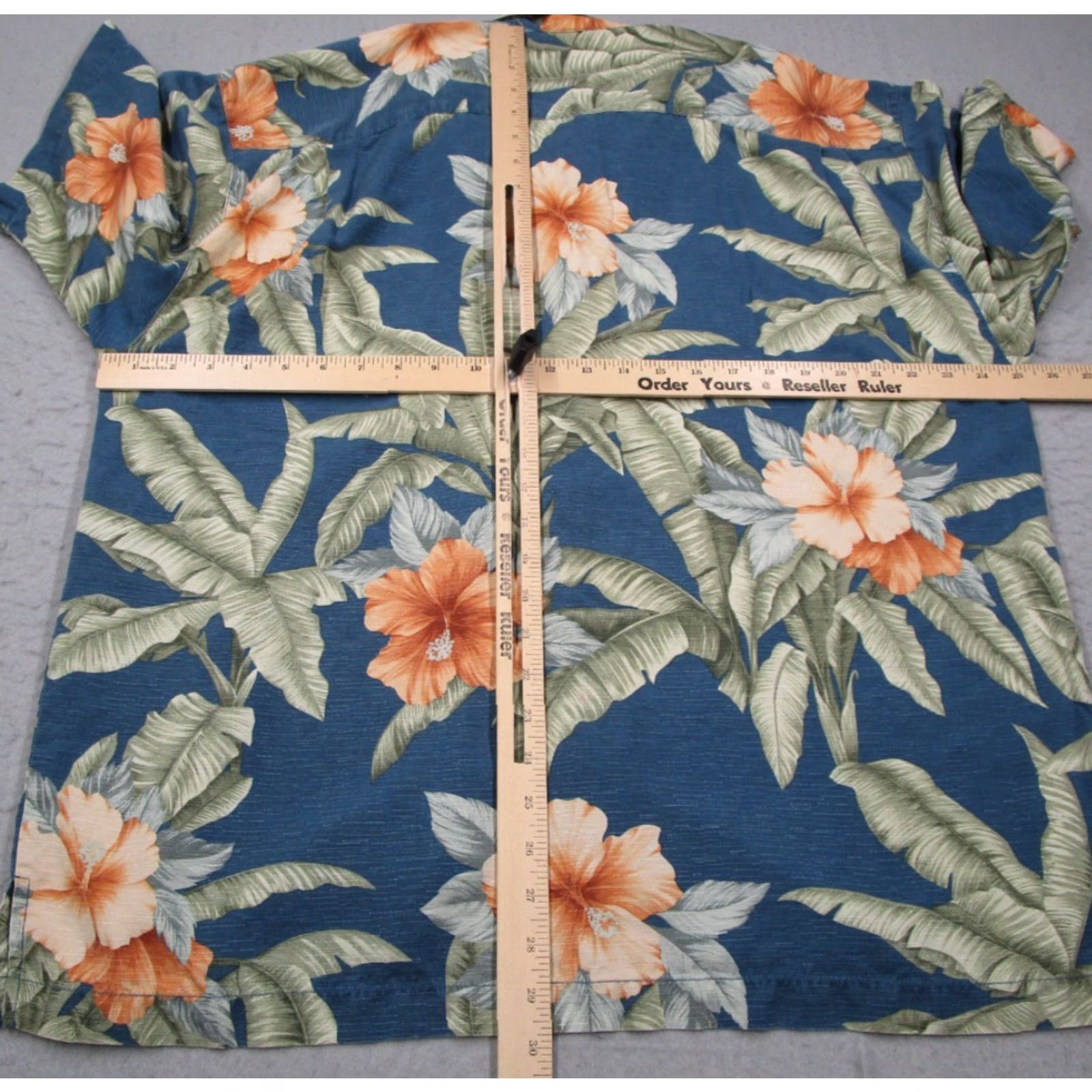 Tommy Bahama VINTAGE Tommy Bahama Shirt Men XL Short Sleeve Hawaiian Silk Button Up Blue Tropical Beach 70s 80s Retro Size US XL / EU 56 / 4 - 6 Thumbnail