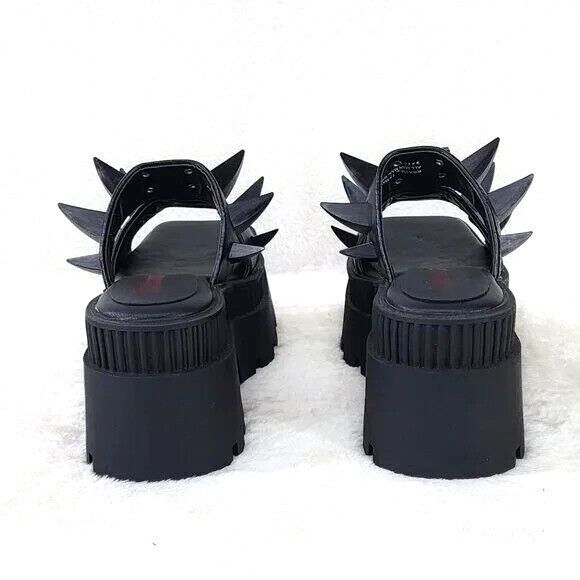 Demonia Cult DEMONIA Wrath Claw Spiked Platform Goth Sandals (US Size:10; Size US 10 / IT 40 - 6 Thumbnail