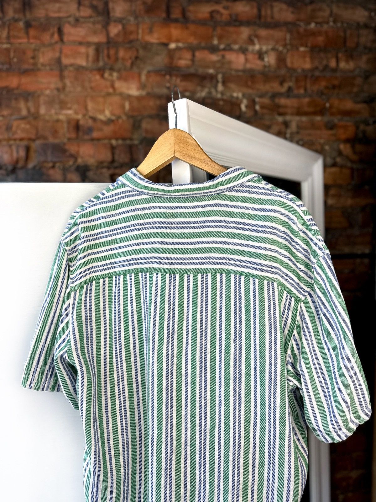 Zara Men’s Shirts Zara Striped Linen Button Up Multicolour Size US M / EU 48-50 / 2 - 7 Thumbnail