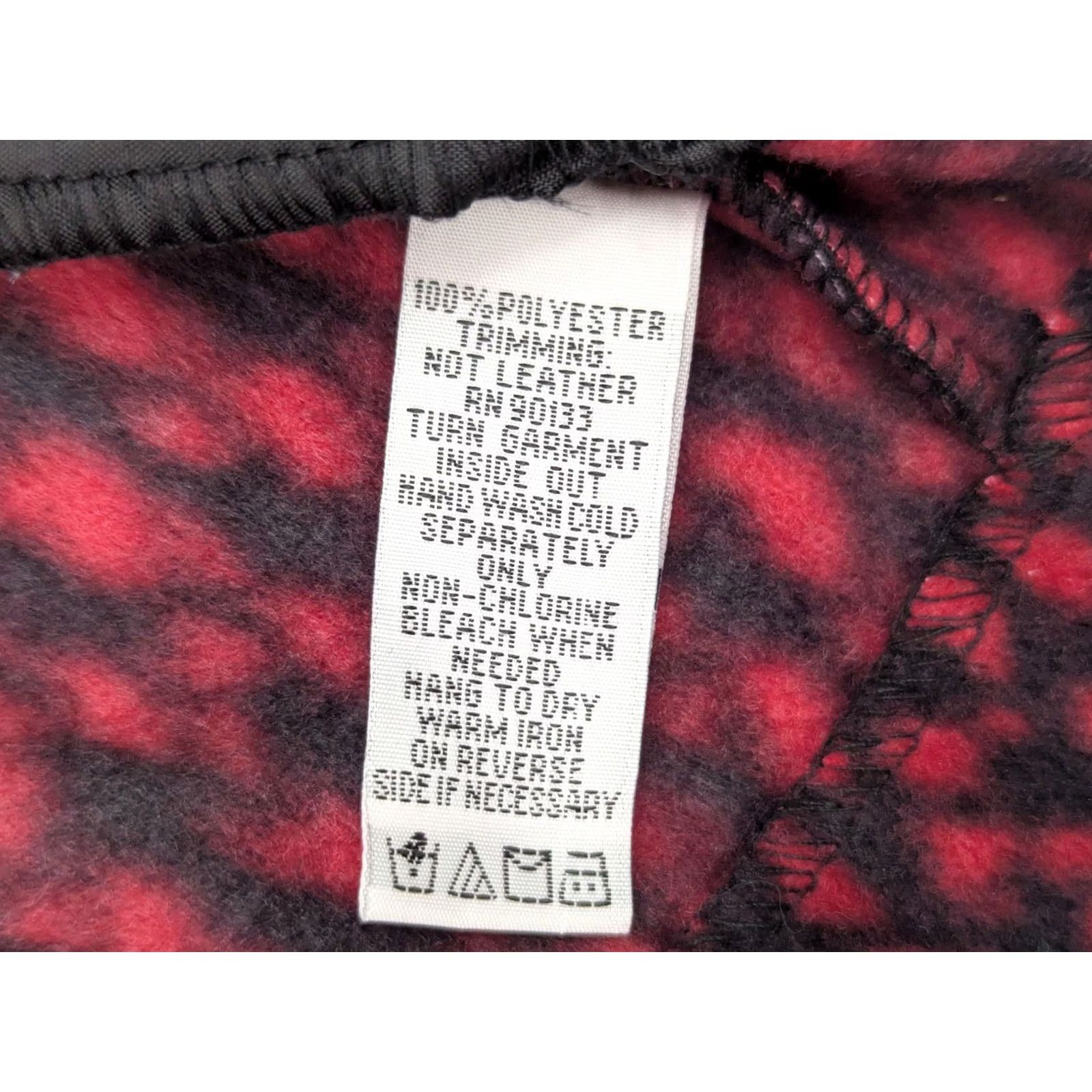 Bob Mackie Bob Mackie Wearable Art Fleece Jacket Womens M Red Multicolor Zip Pockets Full Zip Lightweight Animal Print Jacket Size M / US 6-8 / IT 42-44 - 6 Thumbnail