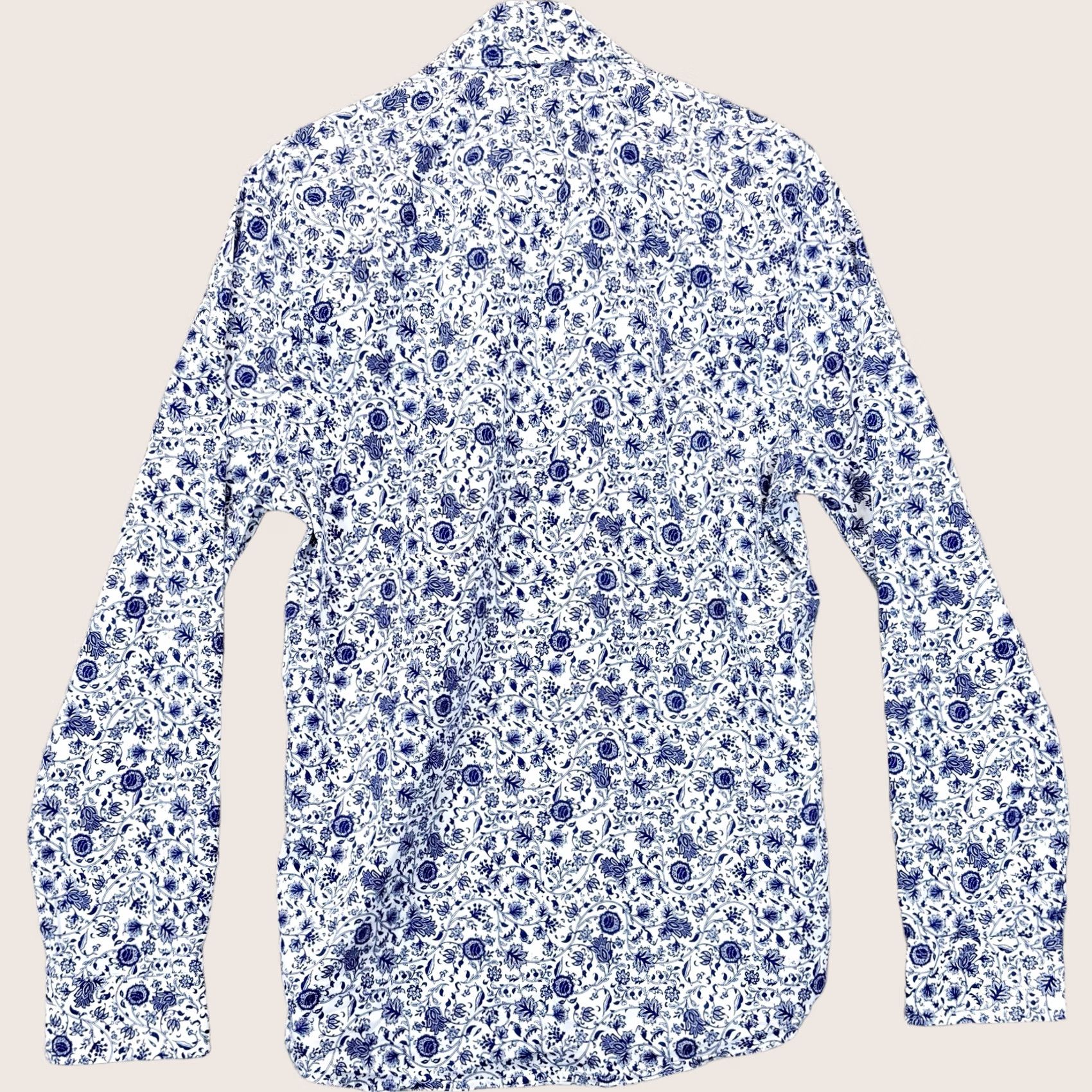 NEXT NEXT Floral Print Shirt Navy White, Short/Long Sleeve? Button-Up Regular Fit Mens Small — Cotton, Casual, Vintage: No Size US S / EU 44-46 / 1 - 1 Thumbnail