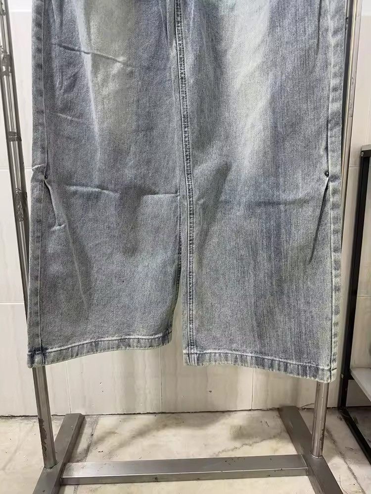 Japanese Brand × Jean Straight Wide Leg Washed Blue Jean Size US 28 / EU 44 - 6 Thumbnail