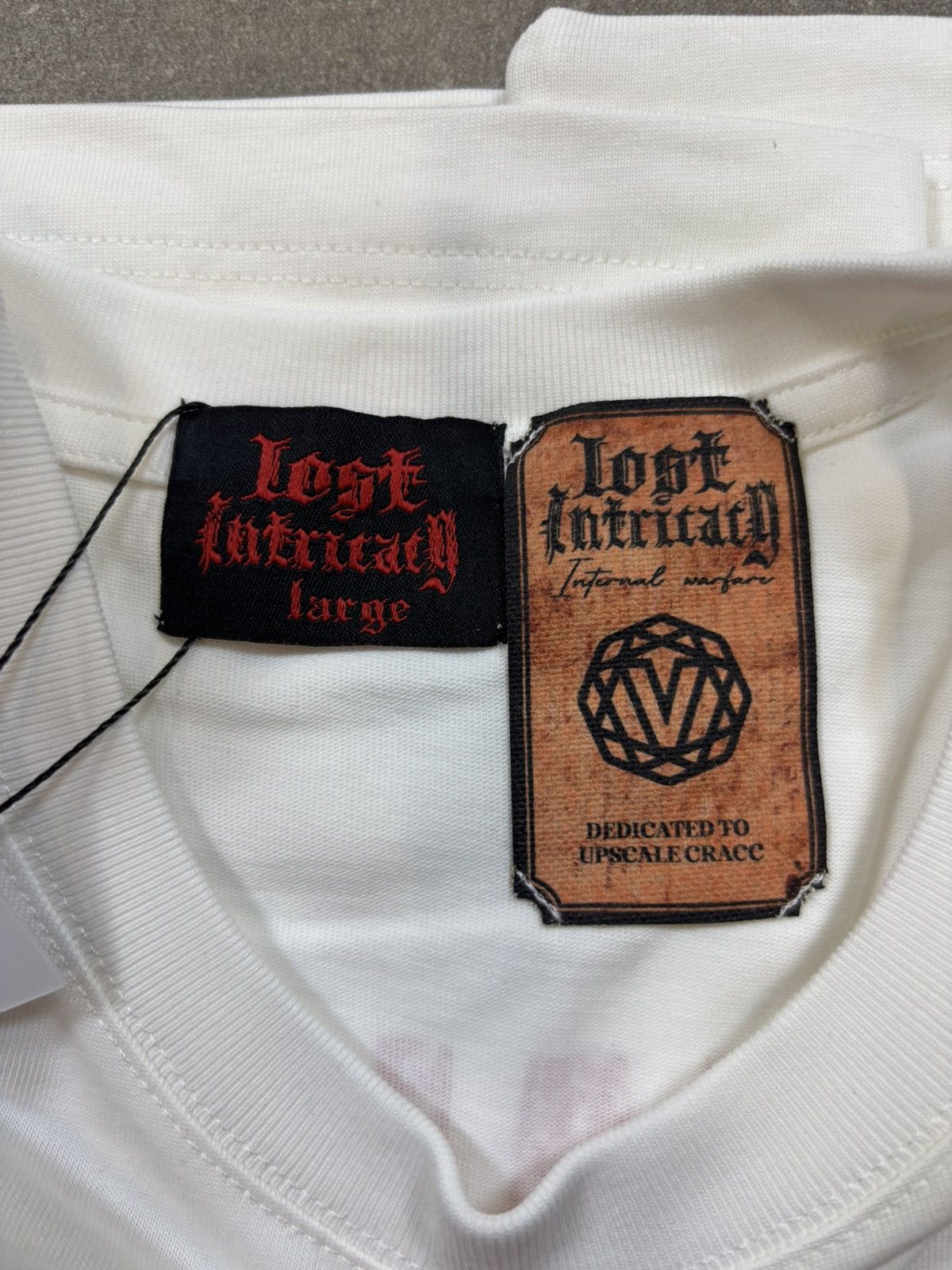 LOST INTRICACY Lost Intricacy Front Page Mag Shirt, White Size US L / EU 52-54 / 3 - 9 Thumbnail