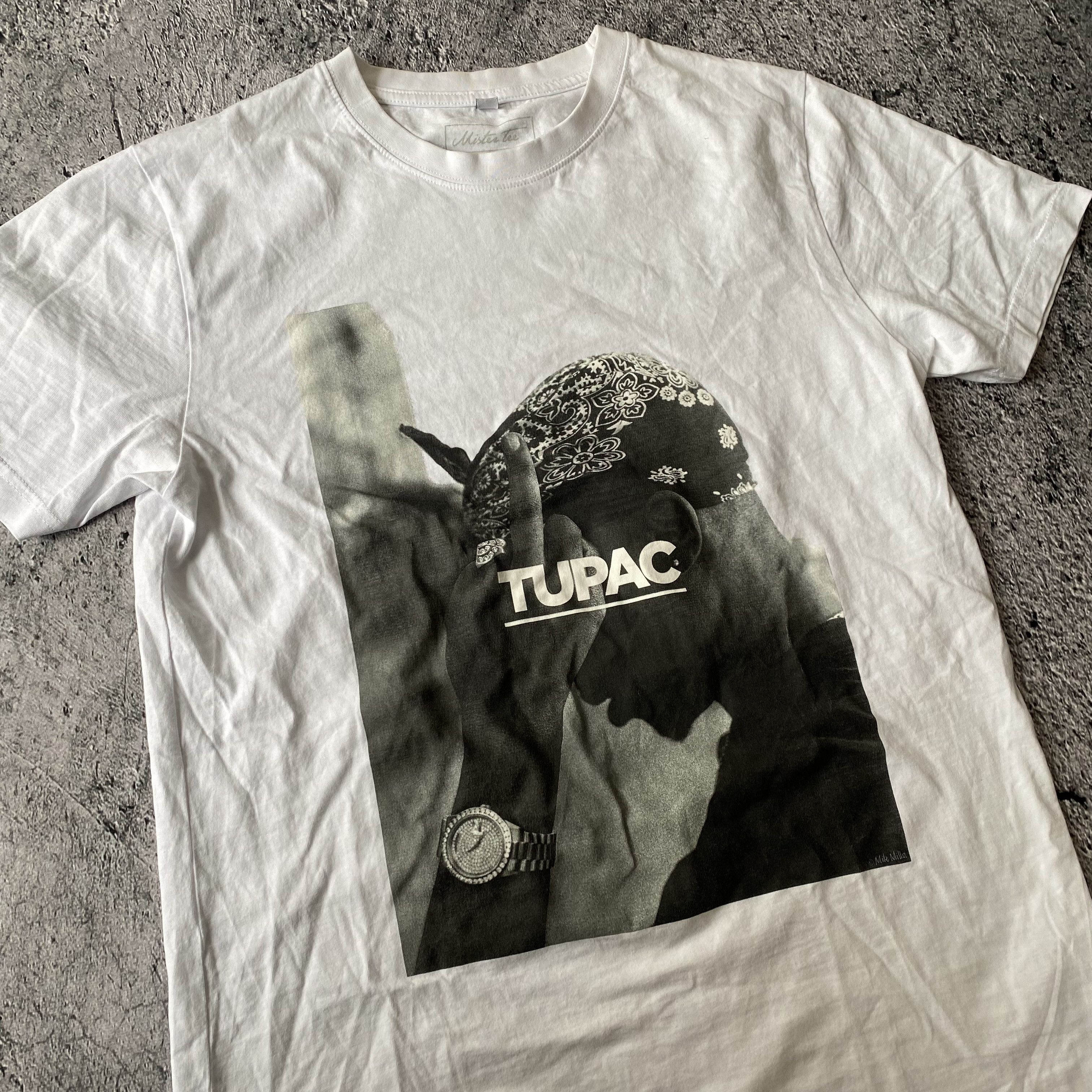 Rap Tees 2pac Face Tee White 2021 Tupac SIze Large Size US L / EU 52-54 / 3 - 3 Thumbnail