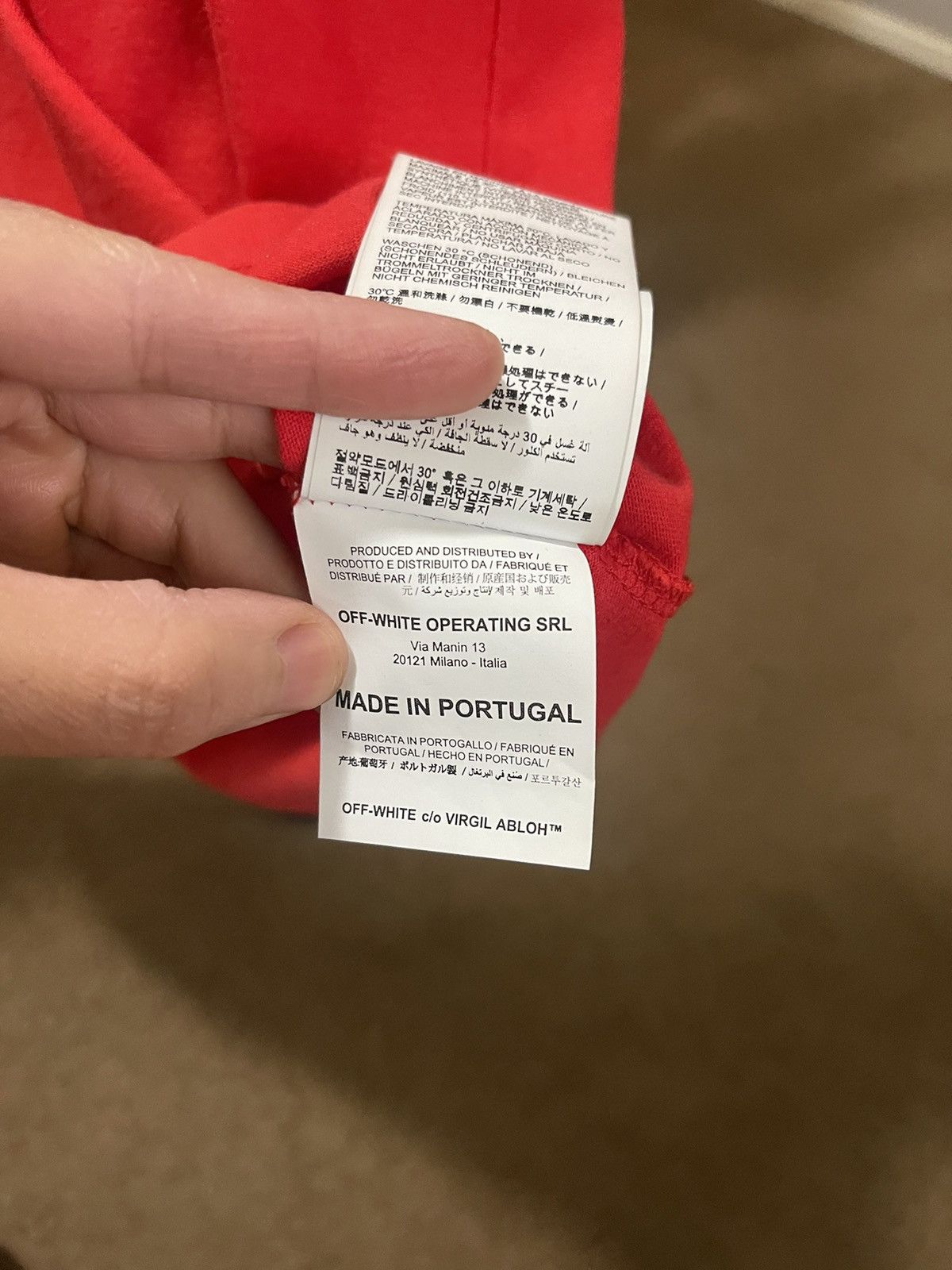 Off-White Off-White/ Bernini Size US L / EU 52-54 / 3 - 9 Thumbnail