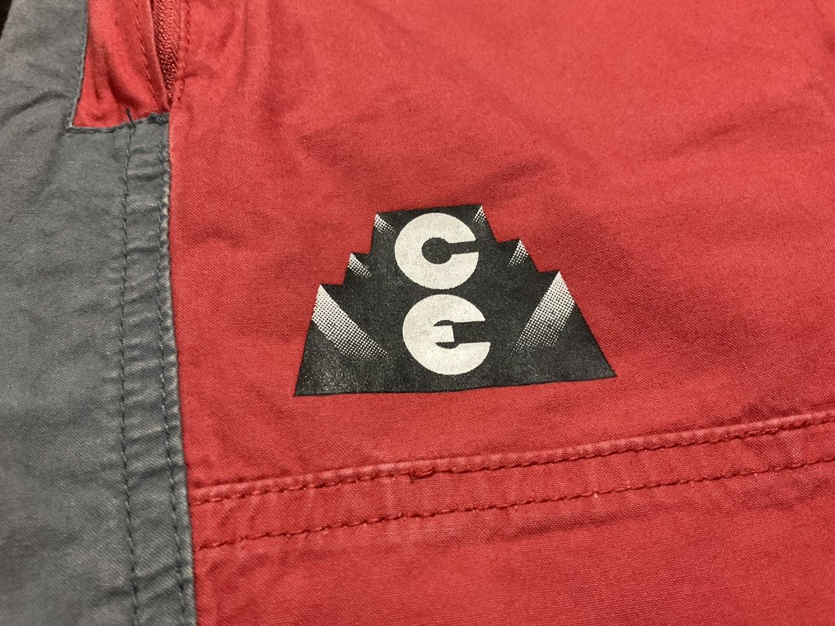 Image of Cav Empt Cotton Wash Shorts in Red Grey, Men's (Size 30)