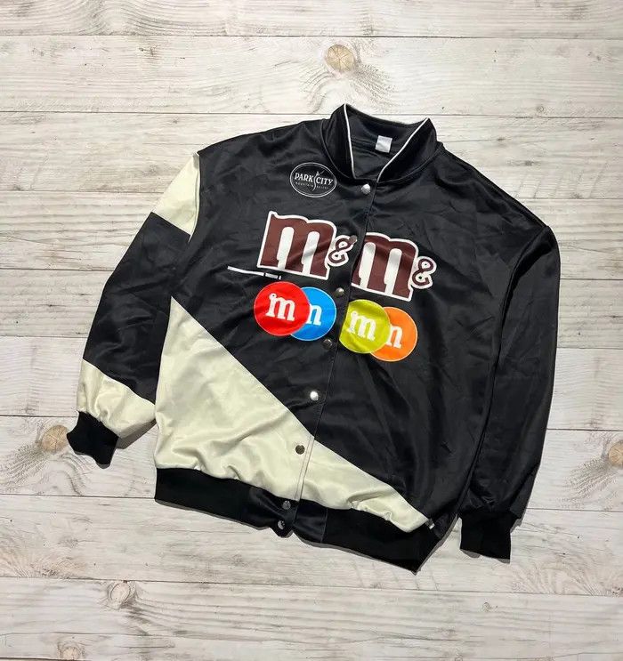 NASCAR Vintage M&Ms NASCAR Racing Bomber Jacket Big Logo F1 Size US L / EU 52-54 / 3 - 1 Thumbnail