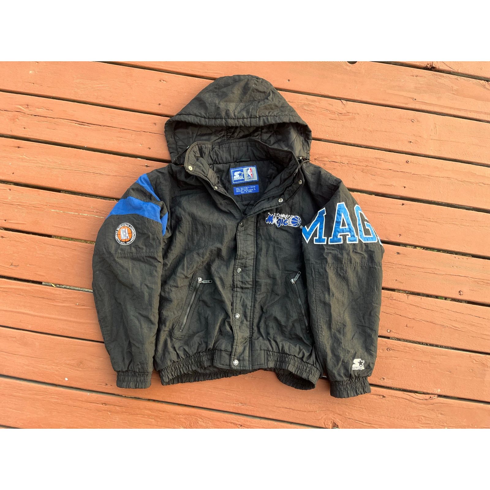 Starter Vintage 90s Orlando Magic Starter Jacket Size US L / EU 52-54 / 3 - 1 Thumbnail