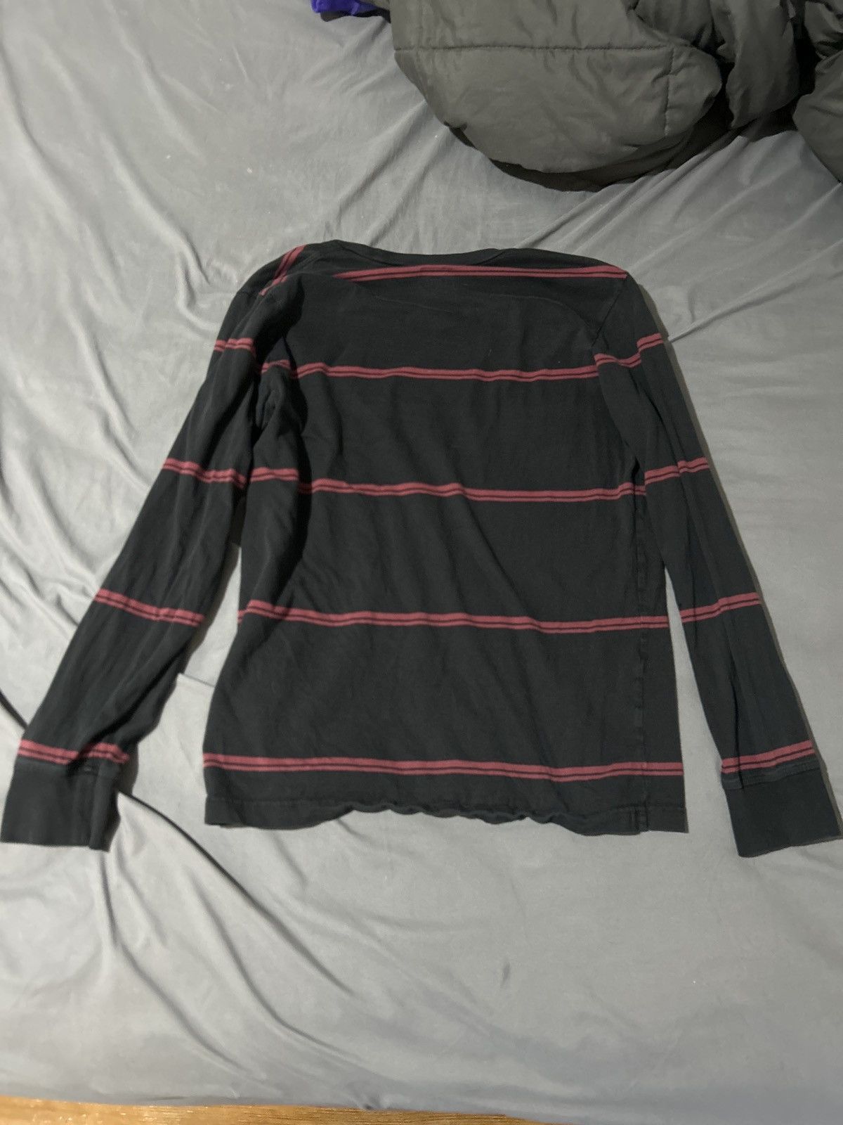 Supreme Supreme Old English - Striped Long Sleeve Shirt Size US M / EU 48-50 / 2 - 2 Thumbnail