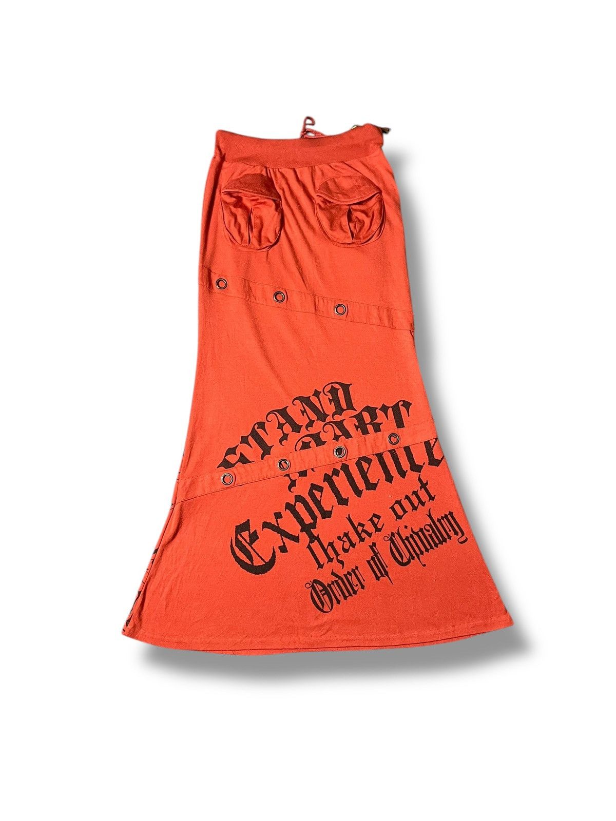 If Six Was Nine × Japanese Brand × Le Grande Bleu (L.G.B.) Lazy Daisy Gothic Skulls Design Skirts (42) Size 32" / US 10 / IT 46 - 2 Thumbnail