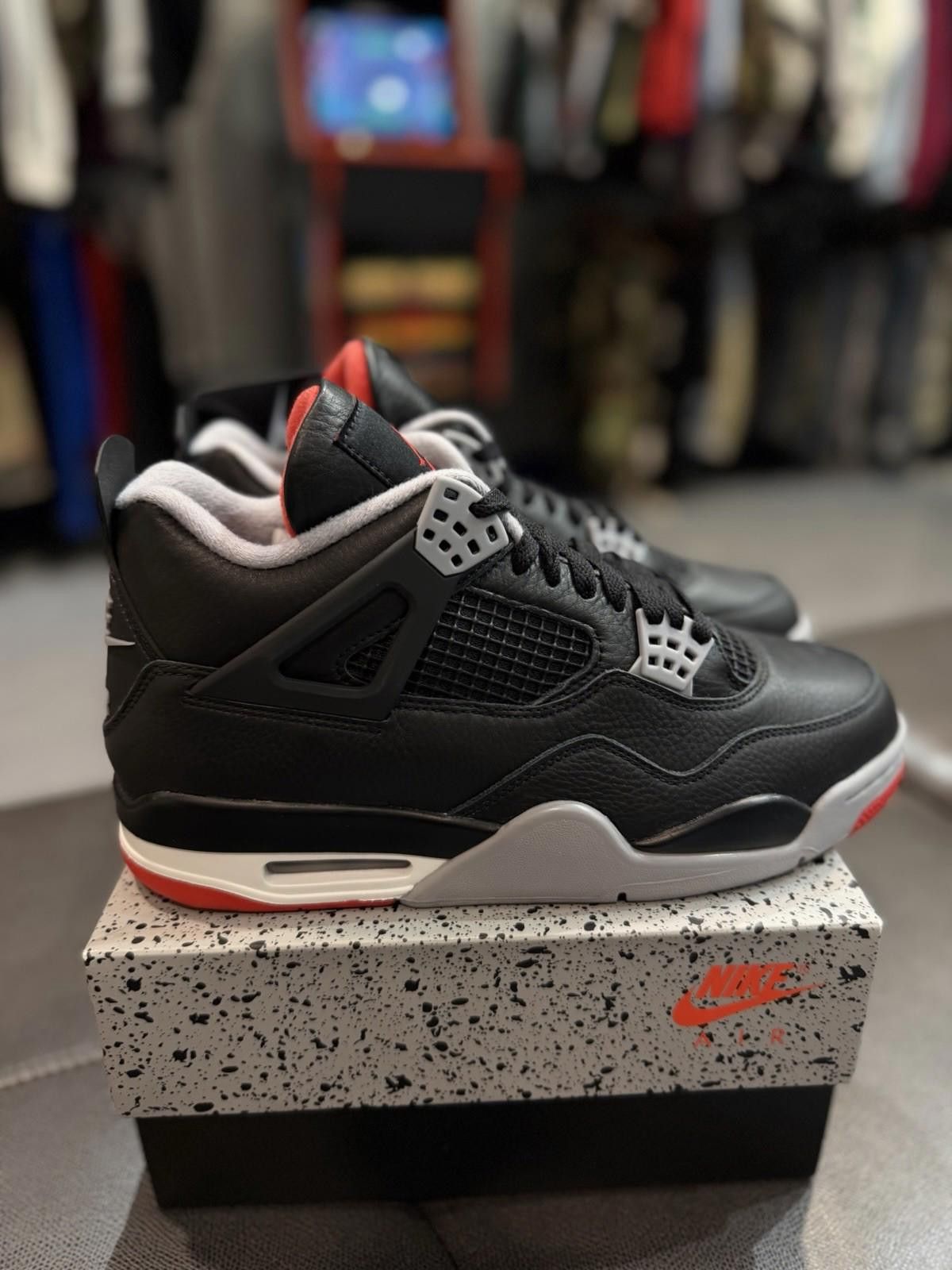 Jordan Brand Size 8.5 - Air Jordan 4 Men's Retro Bred Reimagined 2024 Size US 8.5 / EU 41-42 - 11 Thumbnail