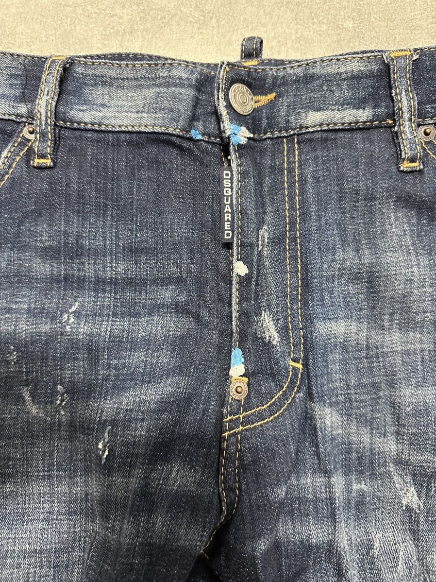 Designer × Dsquared2 Dsquared2 Jeans Size IT50 EU33 Navy Blue Denim Size US 33 - 4 Thumbnail