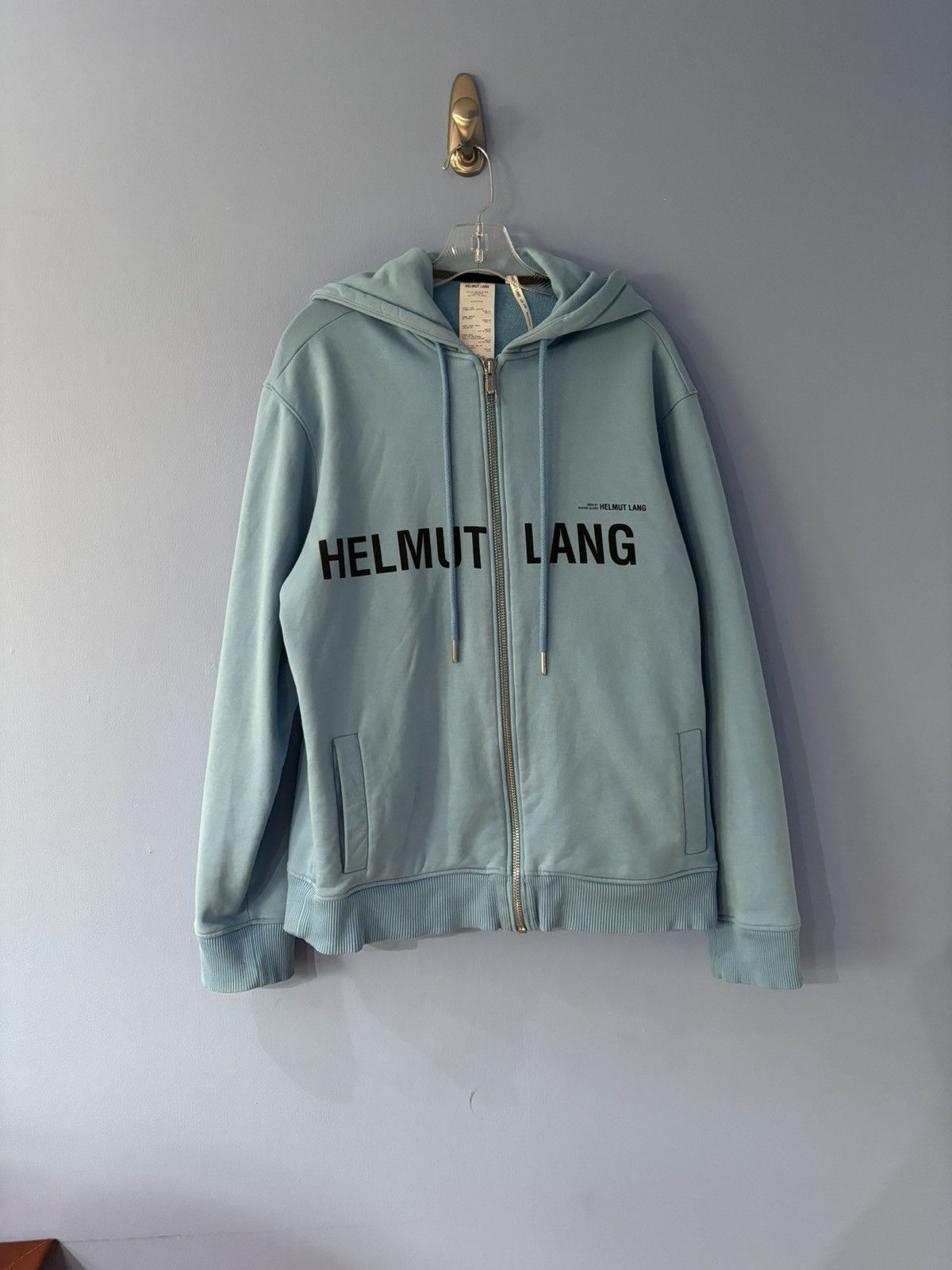 Image of Helmut Lang Zip Up in Light Blue, Men's (Size XL)