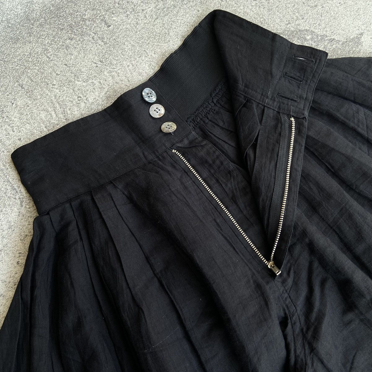 Japanese Brand Takezo Like a Yohji Yamamoto Style Pants Size 24" / US 00 / IT 34 - 3 Thumbnail